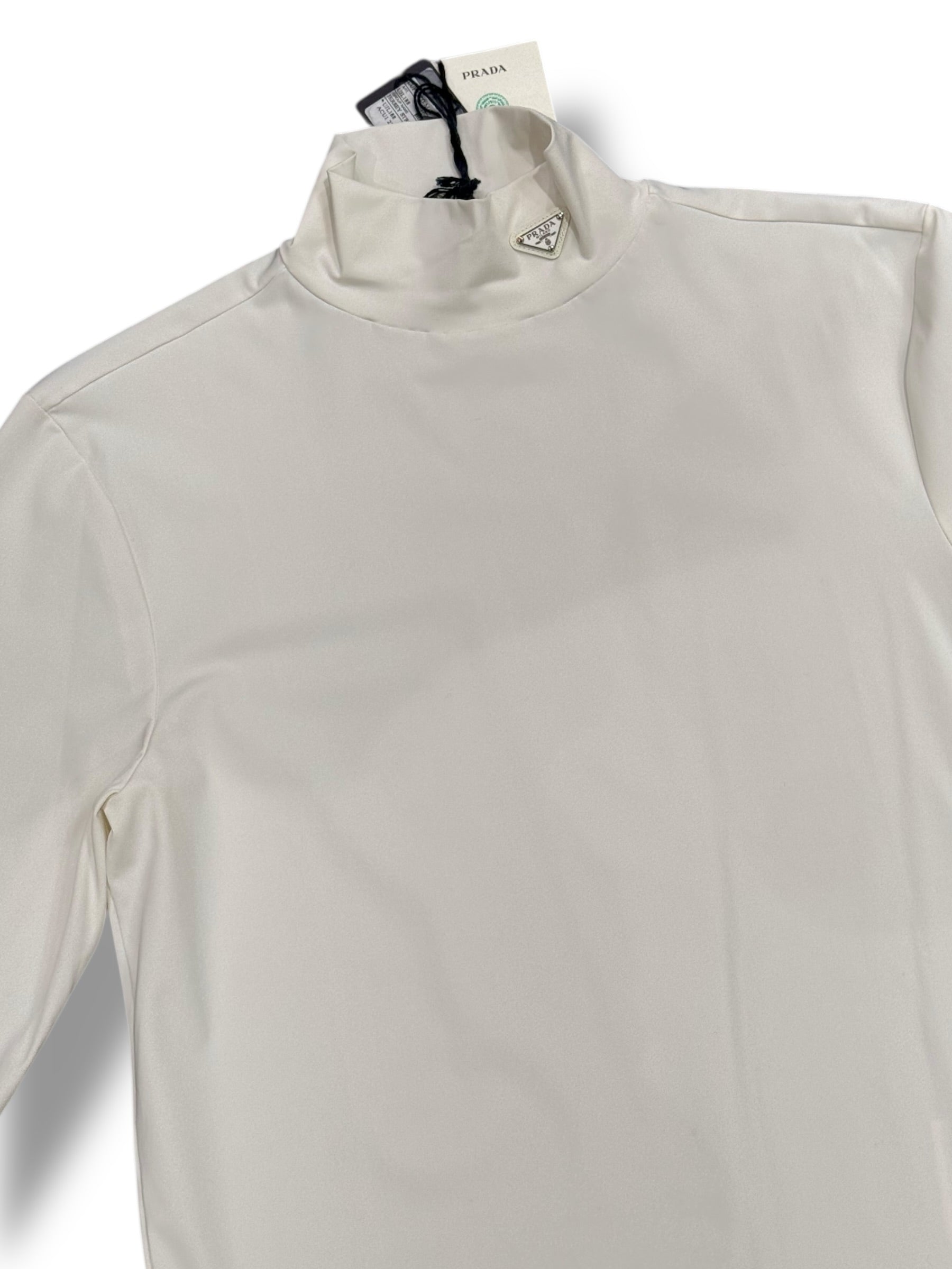 Prada Haut à Col Roulé En Jersey Stretch TM | Les Folies d’Eugénie