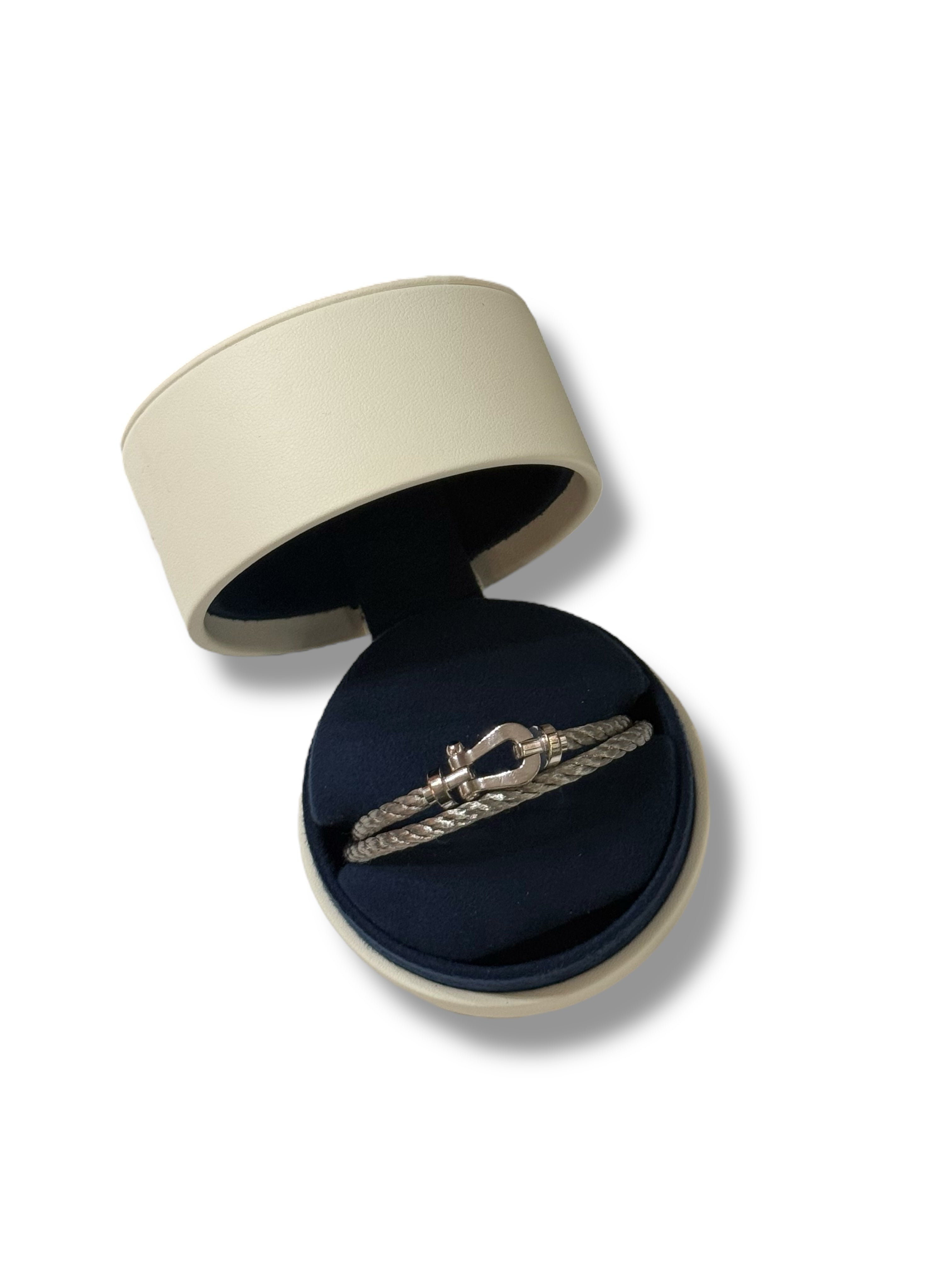 Fred - Bracelet Force 10 GM or blanc avec 3 câbles interchangeables