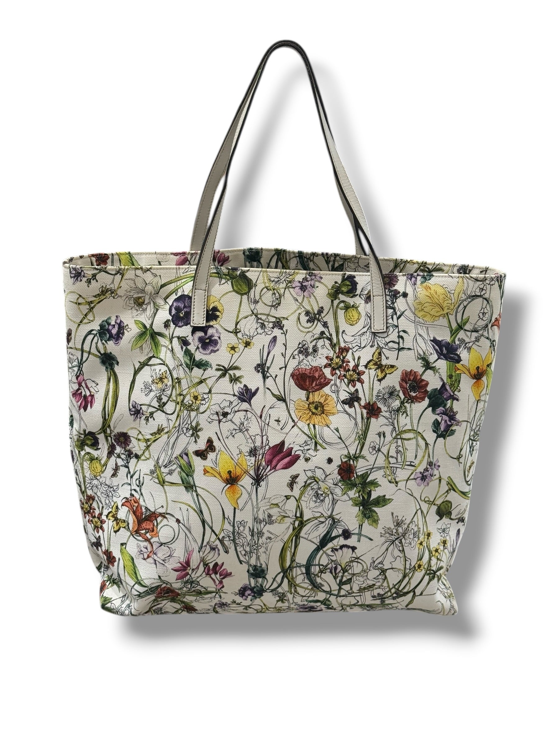 Gucci - Cabas toile Flowers MM