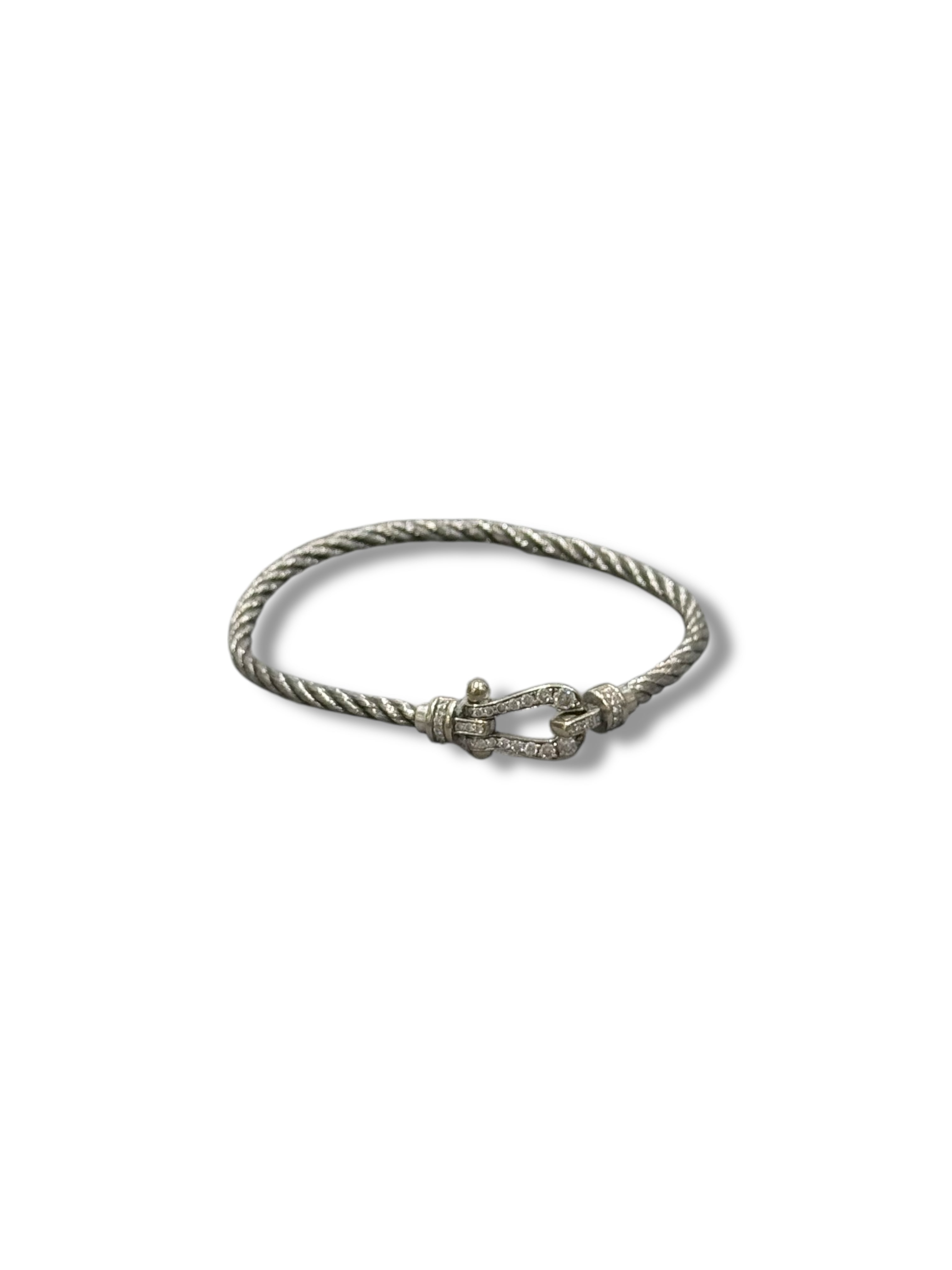 Fred - Bracelet Force 10 full diamants Moyen Modèle