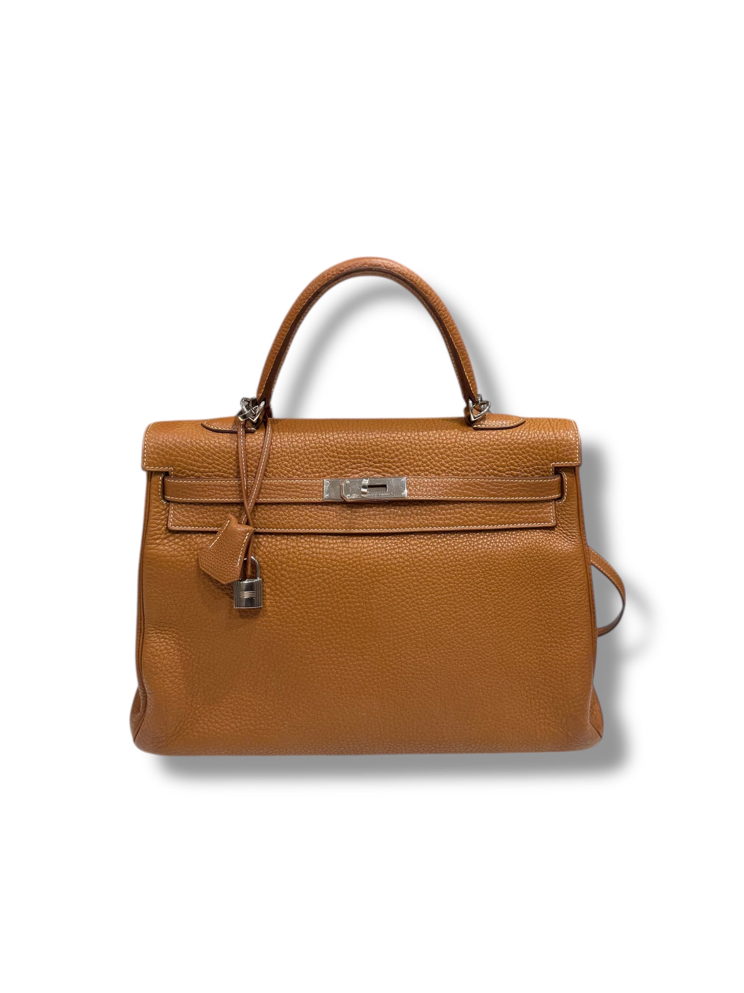 Hermès - Sac Kelly 35 Gold PHW