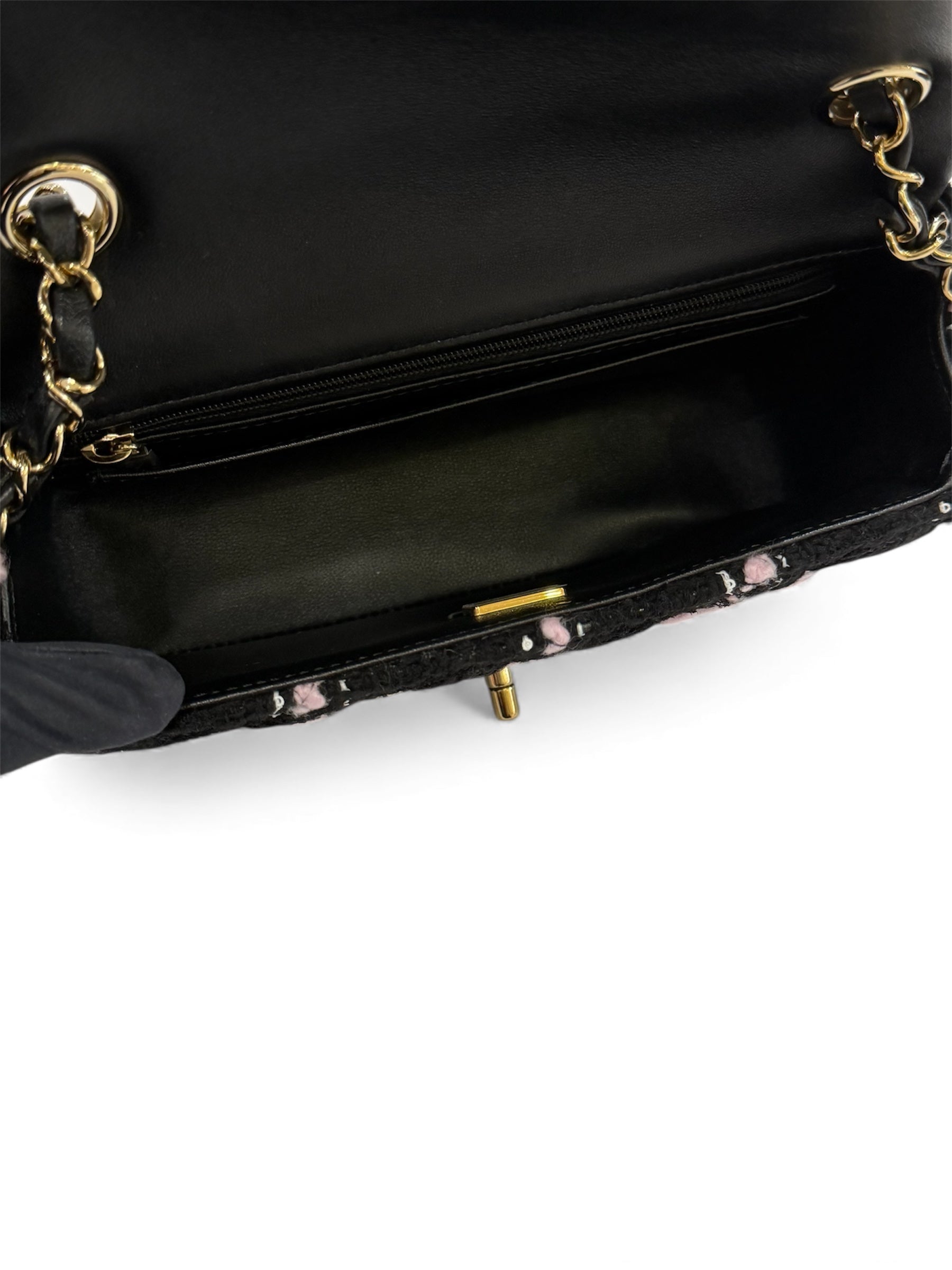 Chanel - 20 cm mini rectangular tweed bag