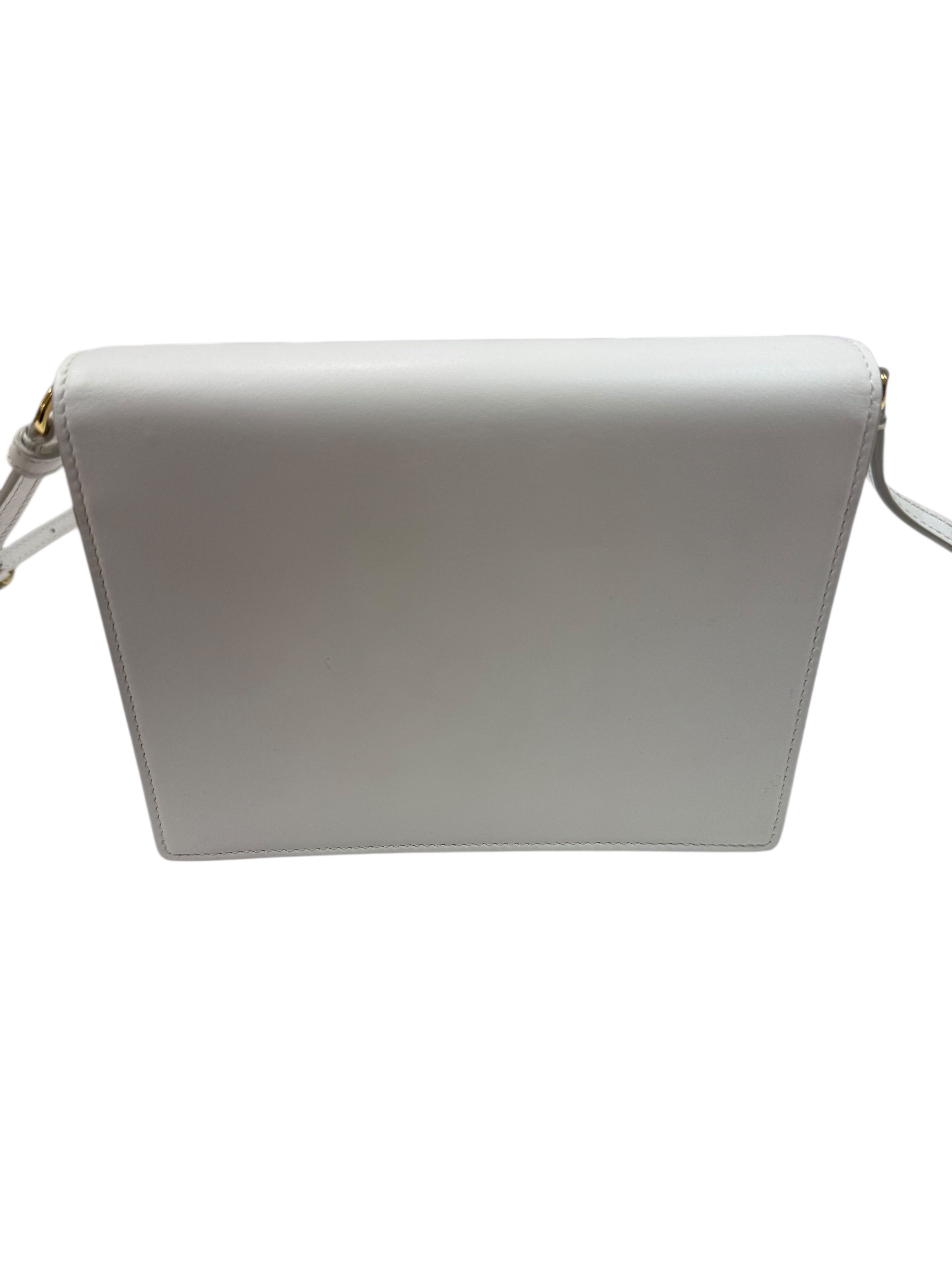 Dolce Gabbana - Sac bandoulière DG daily en cuir blanc
