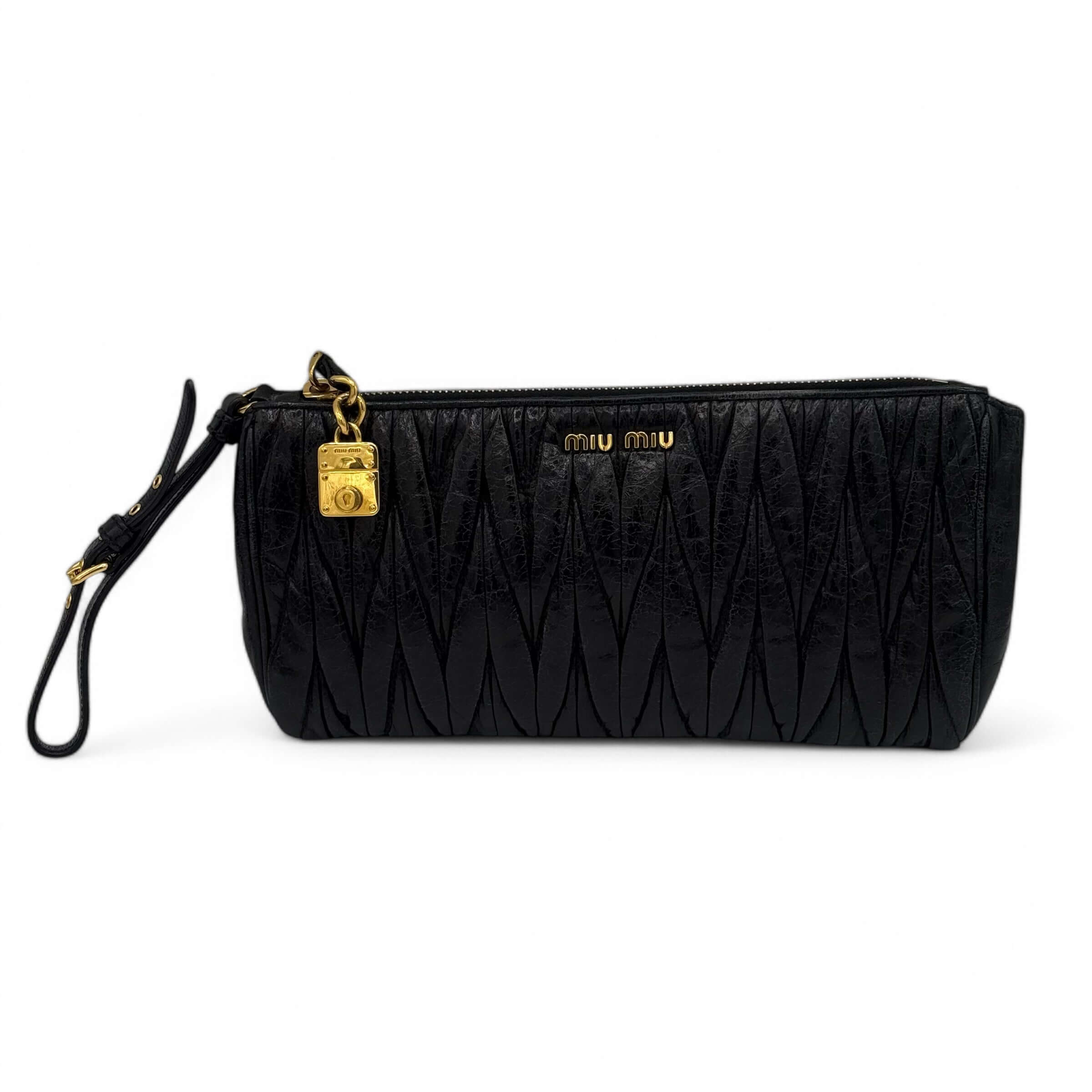 Miu Miu - Pochette en cuir