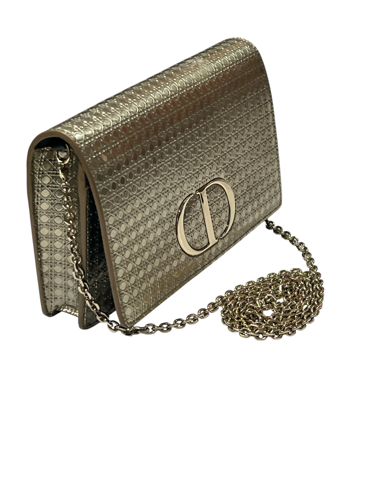 Dior – Gürteltasche 30 Montaigne aus champagnerfarbenem Leder