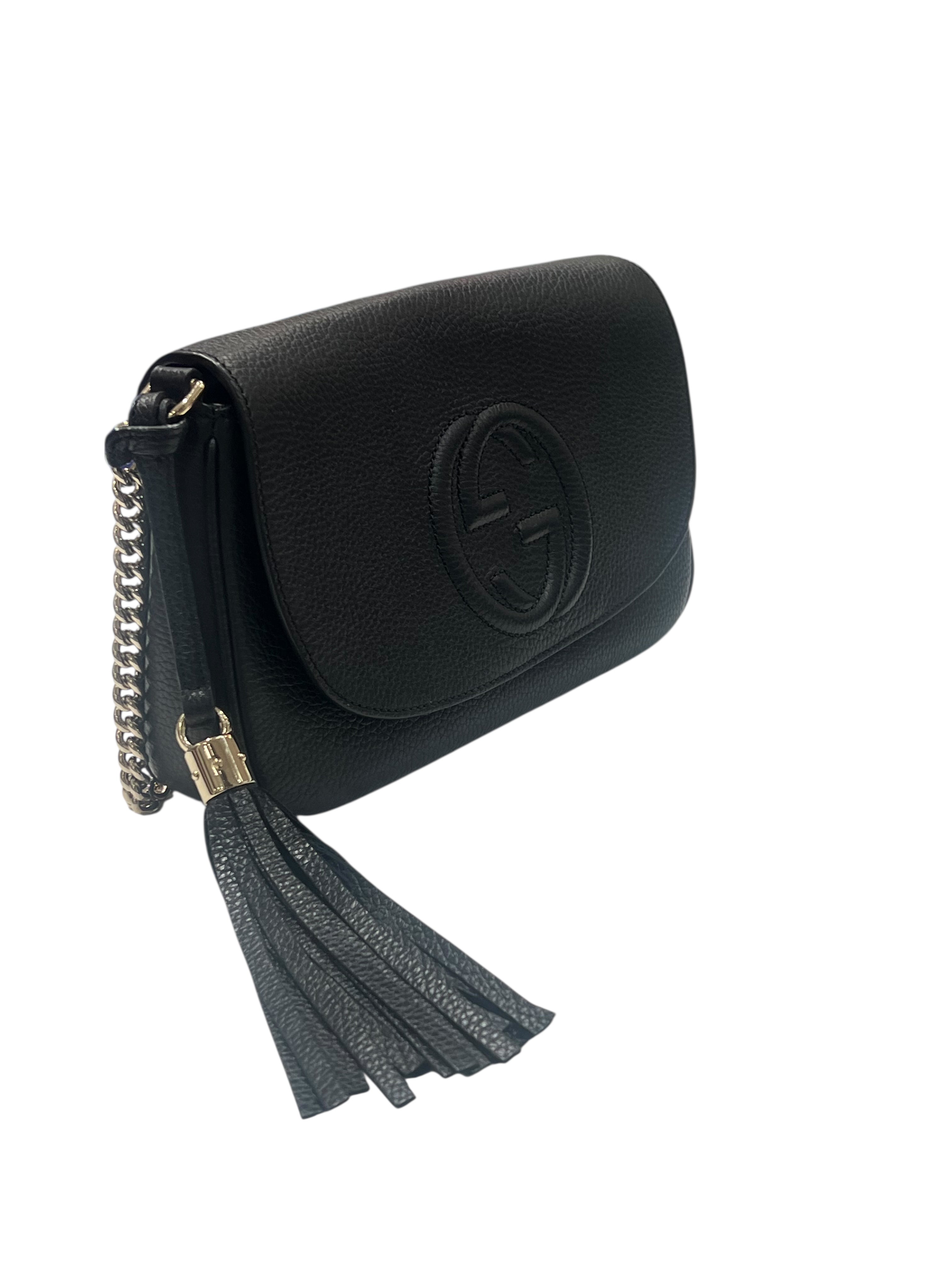 Gucci - sac soho cuir noir