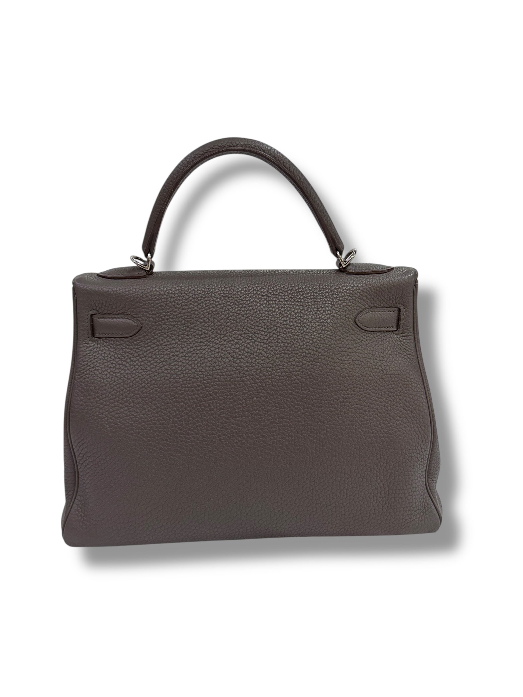 Hermès - Sac Kelly 32 étoupe