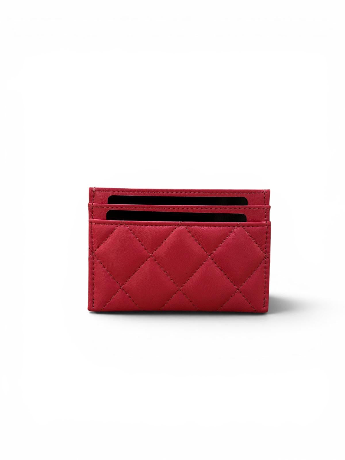 Chanel - Portacarte rosa in edizione limitata
