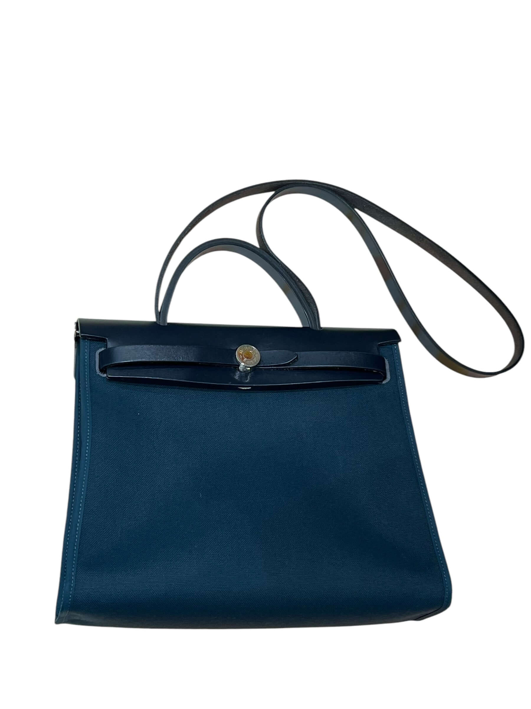 Hermès - Sac Herbag 31 bleu océan et bleu indigo