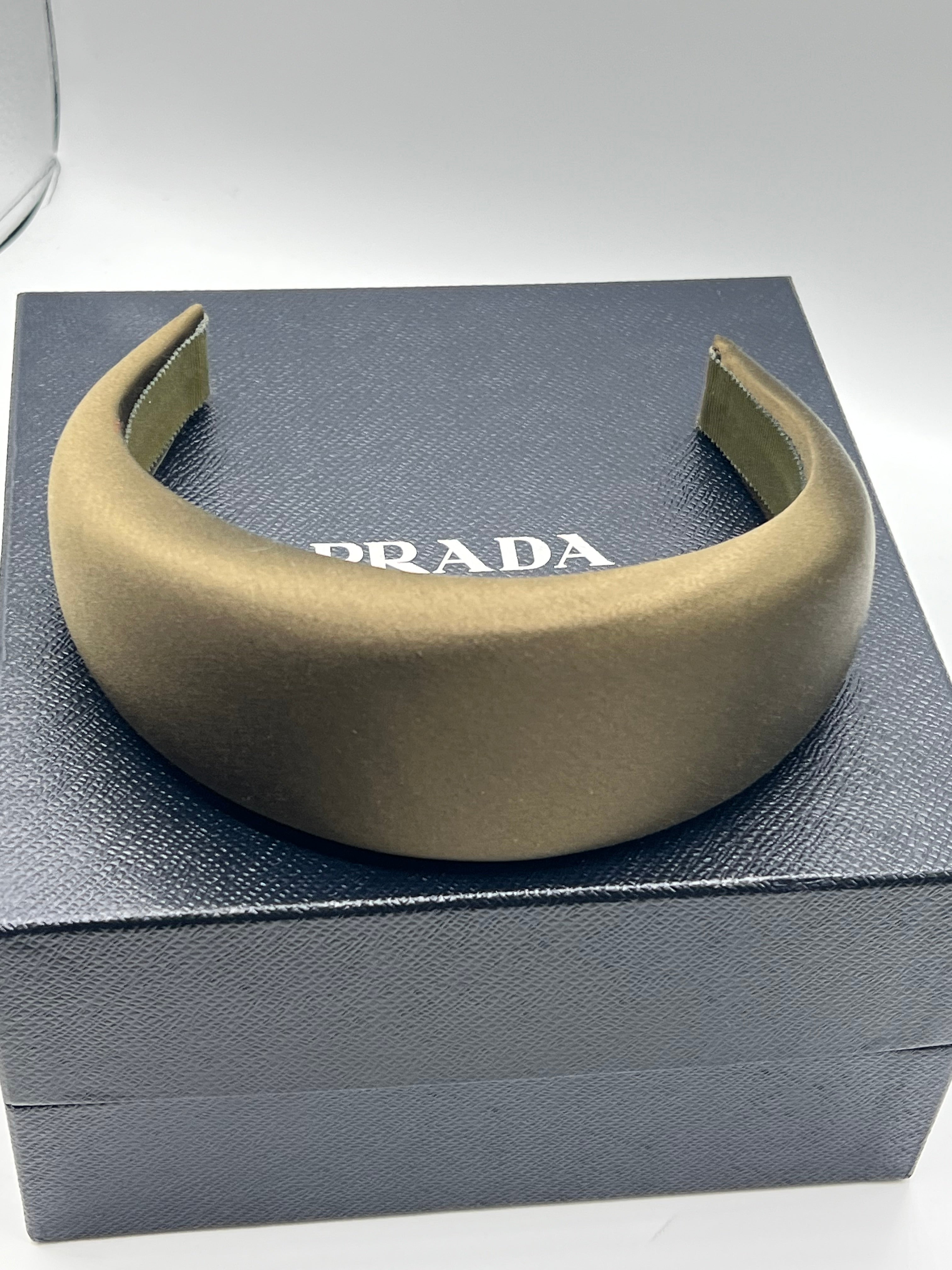 Prada - serre tête kaki