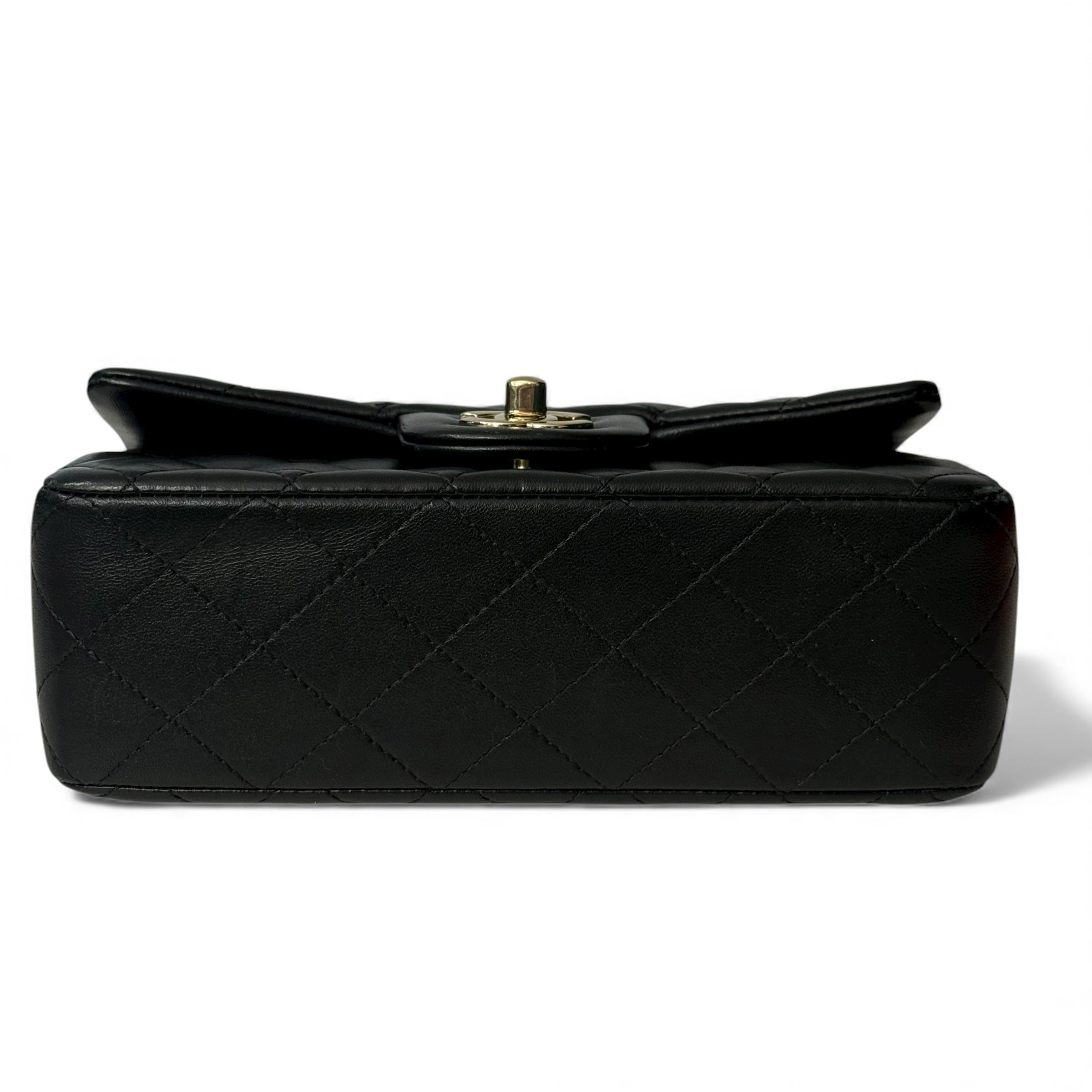 Chanel - Sac mini avec poignée noir