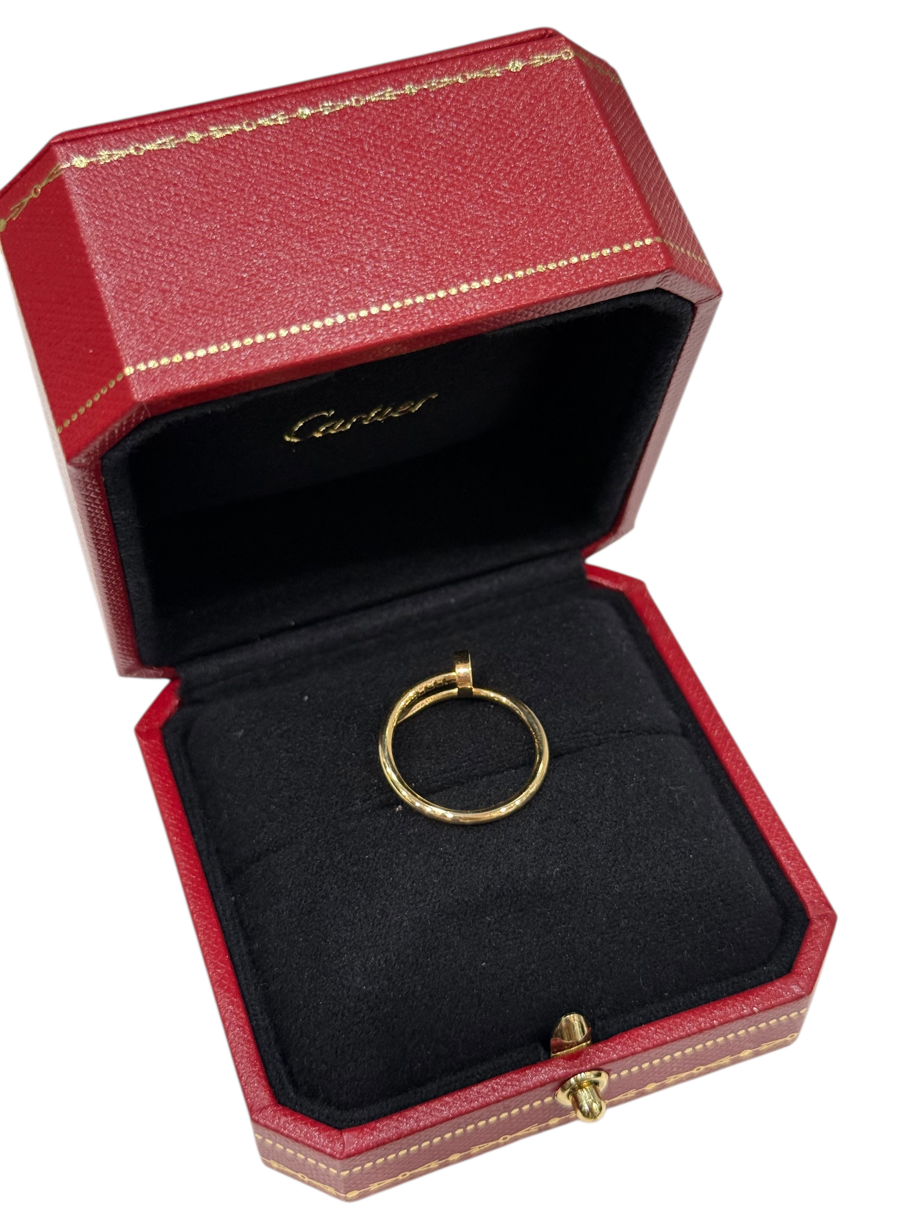 Cartier - Bague juste un clou or jaune T53