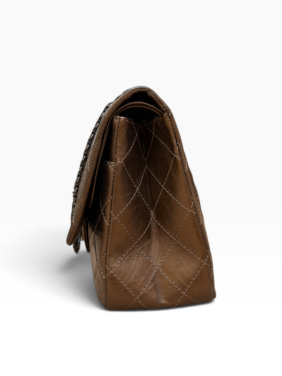 Chanel - Sac 2.55 Bronze