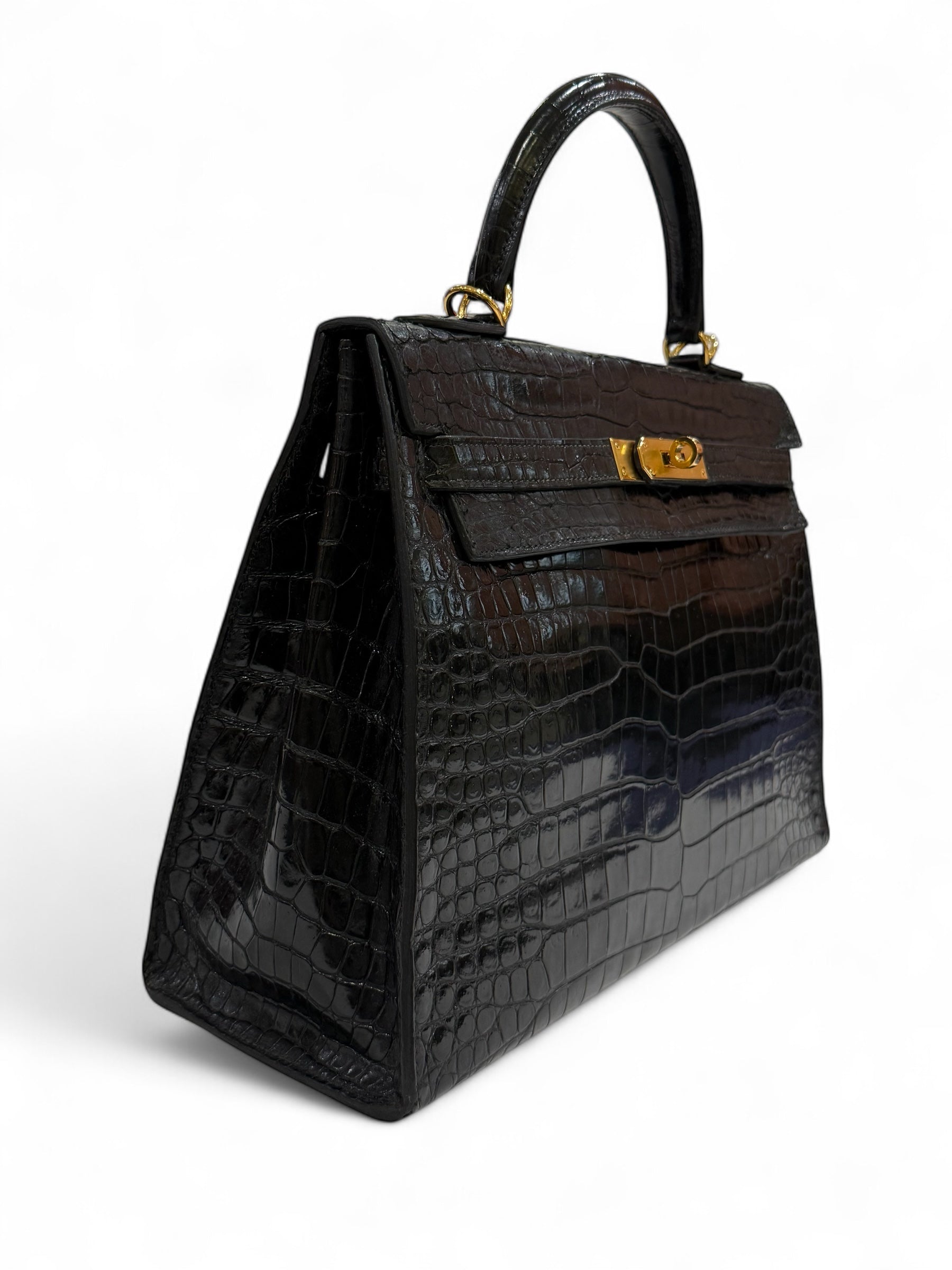 Hermès - Borsa Kelly 32 in coccodrillo