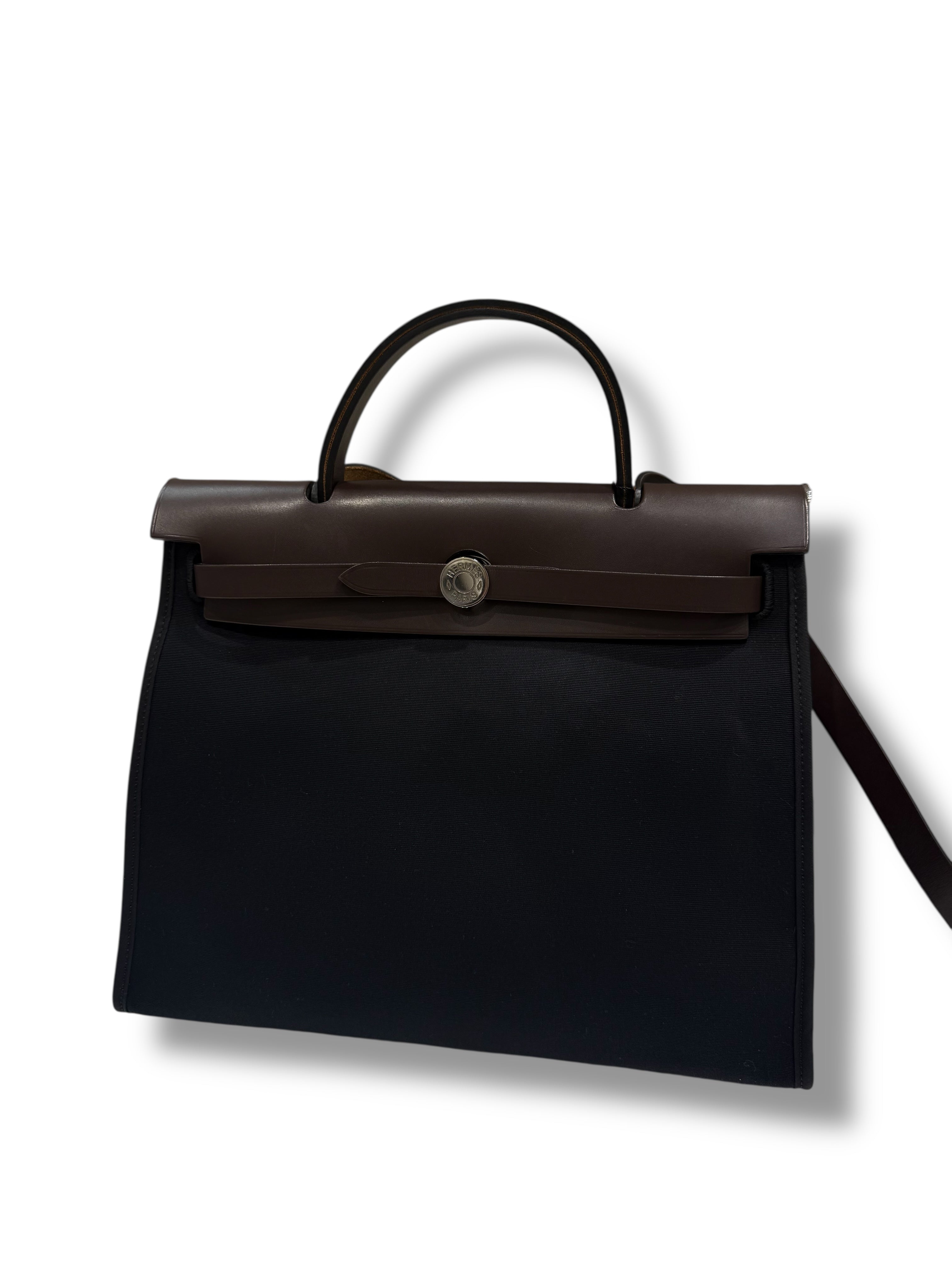 Hermès - Sac Herbag 31 Noir & Ébène