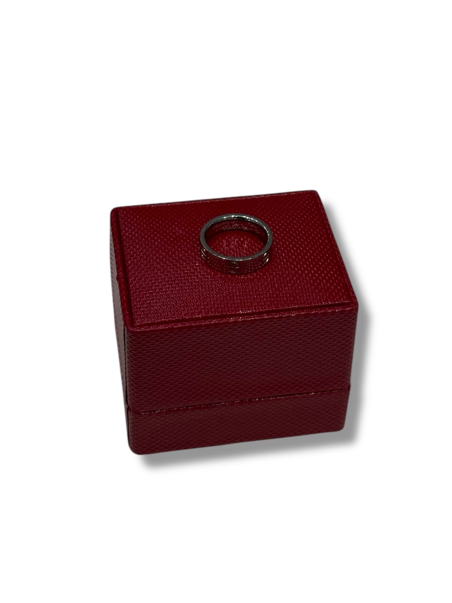 Cartier - Bague Love Classique Or gris t.51