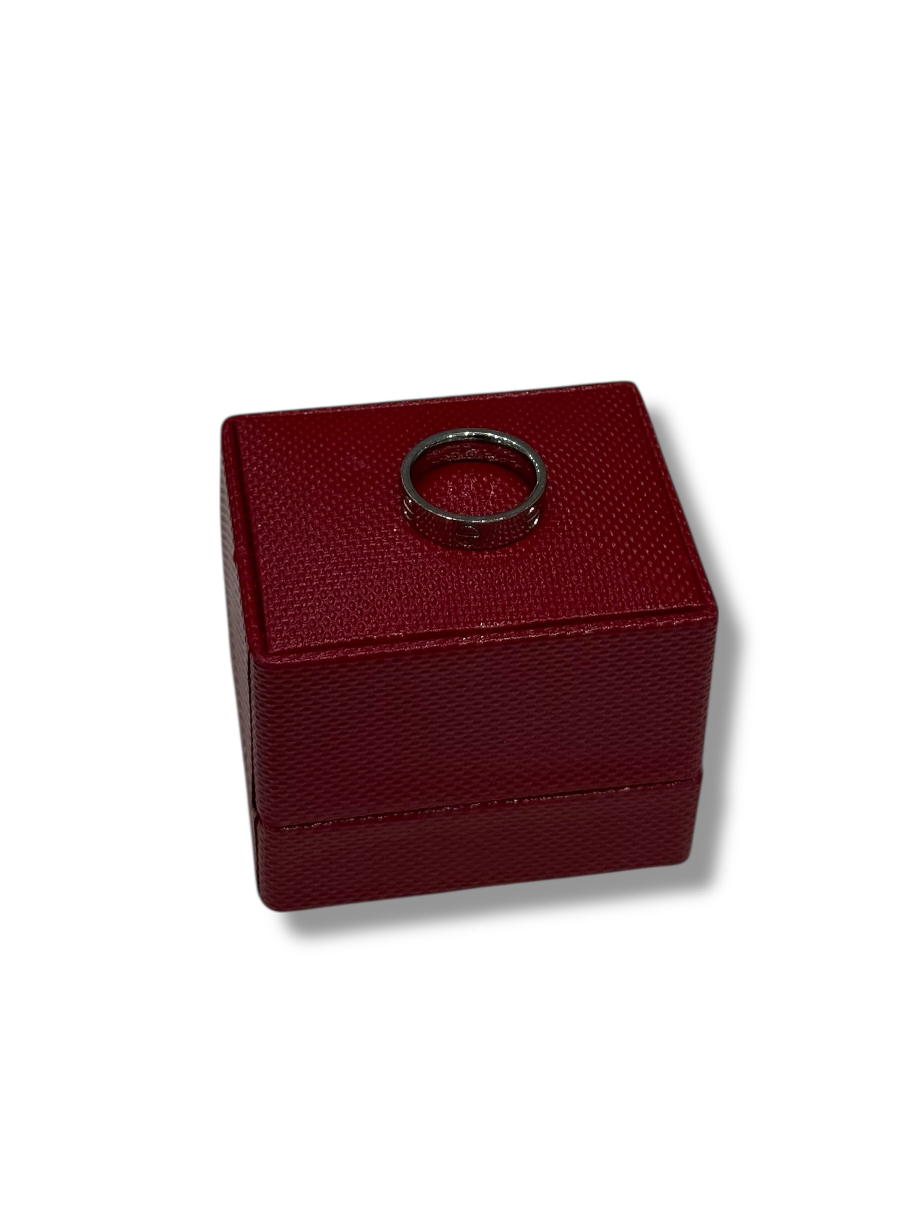 Cartier - Bague Love Classique Or gris t.51