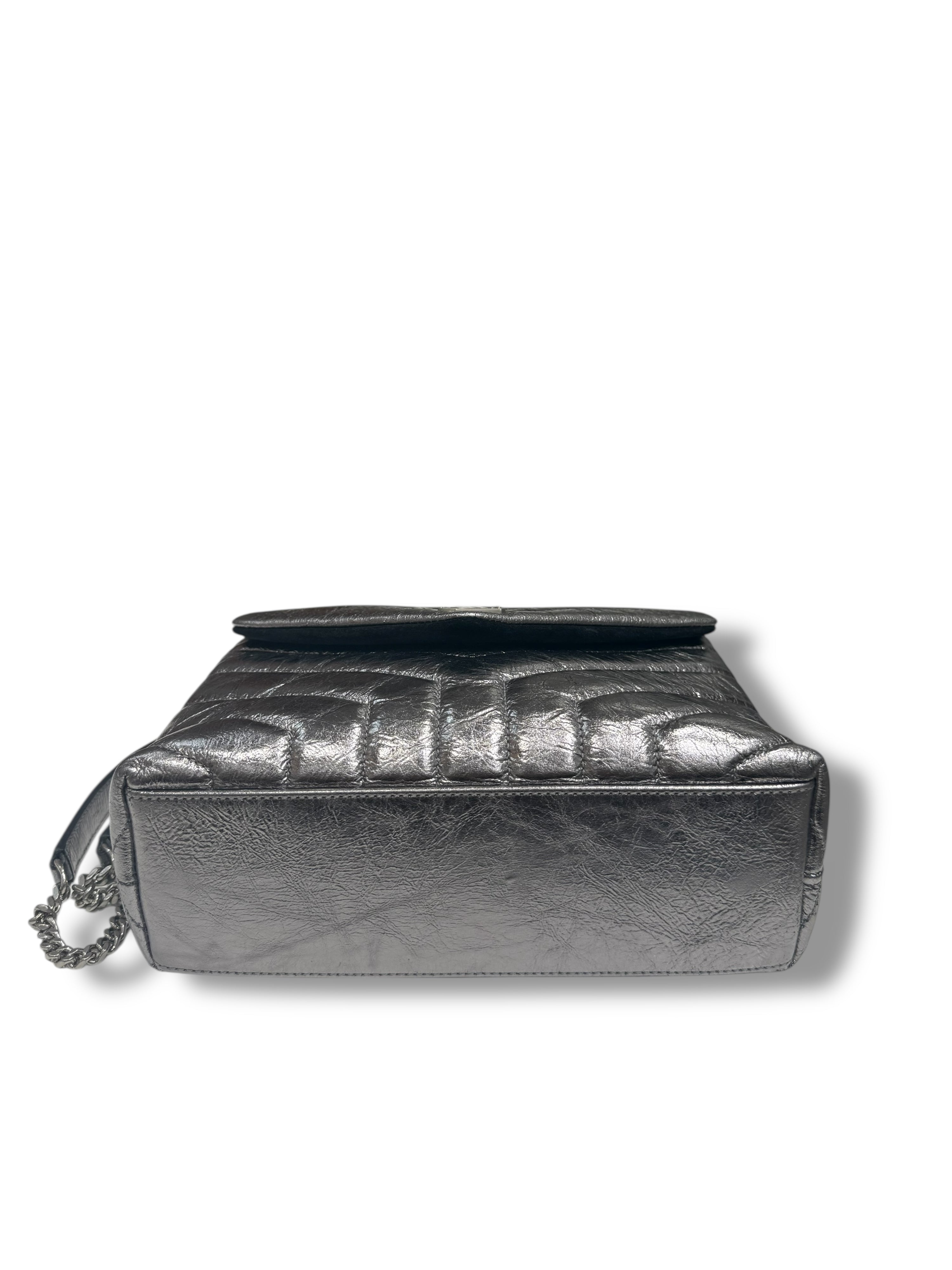 Saint Laurent - Kleine Loulou Tasche metallisch
