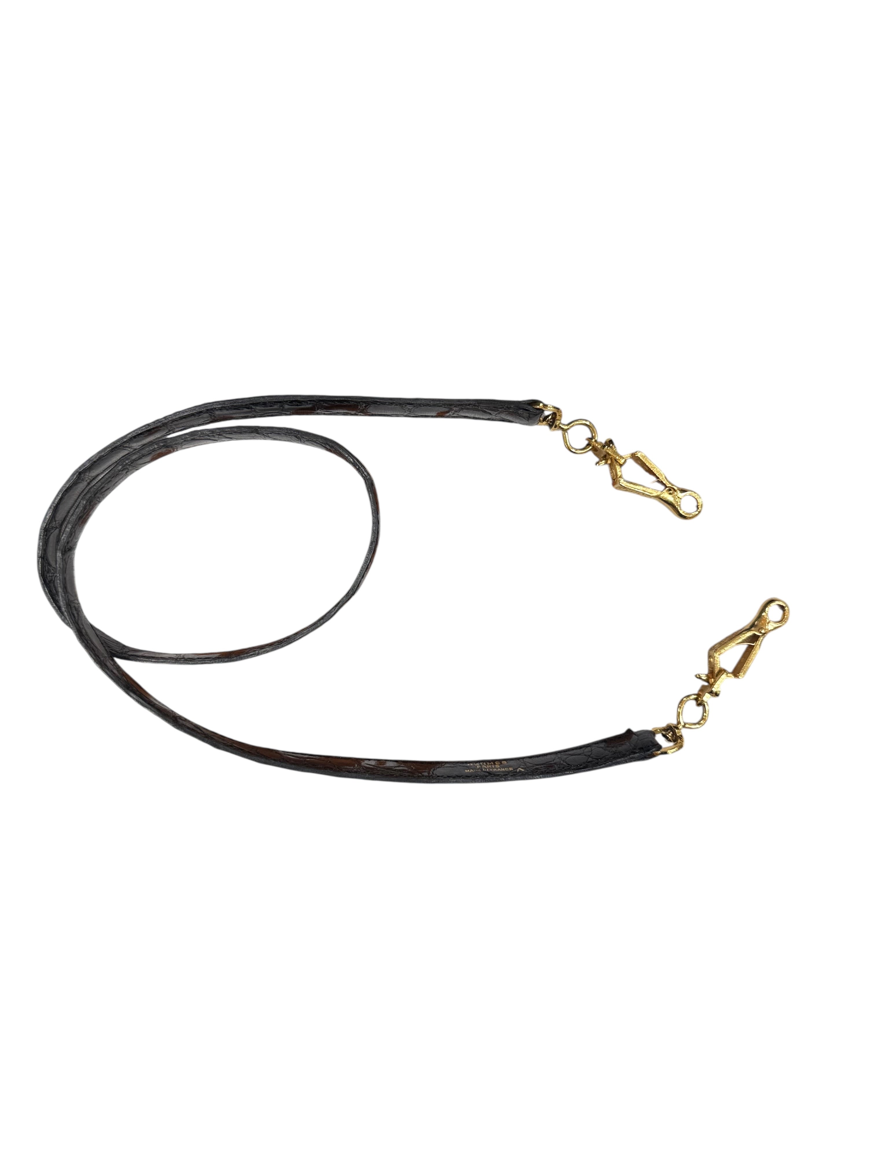 Hermès - Sac Kelly 35 alligator vintage 1977