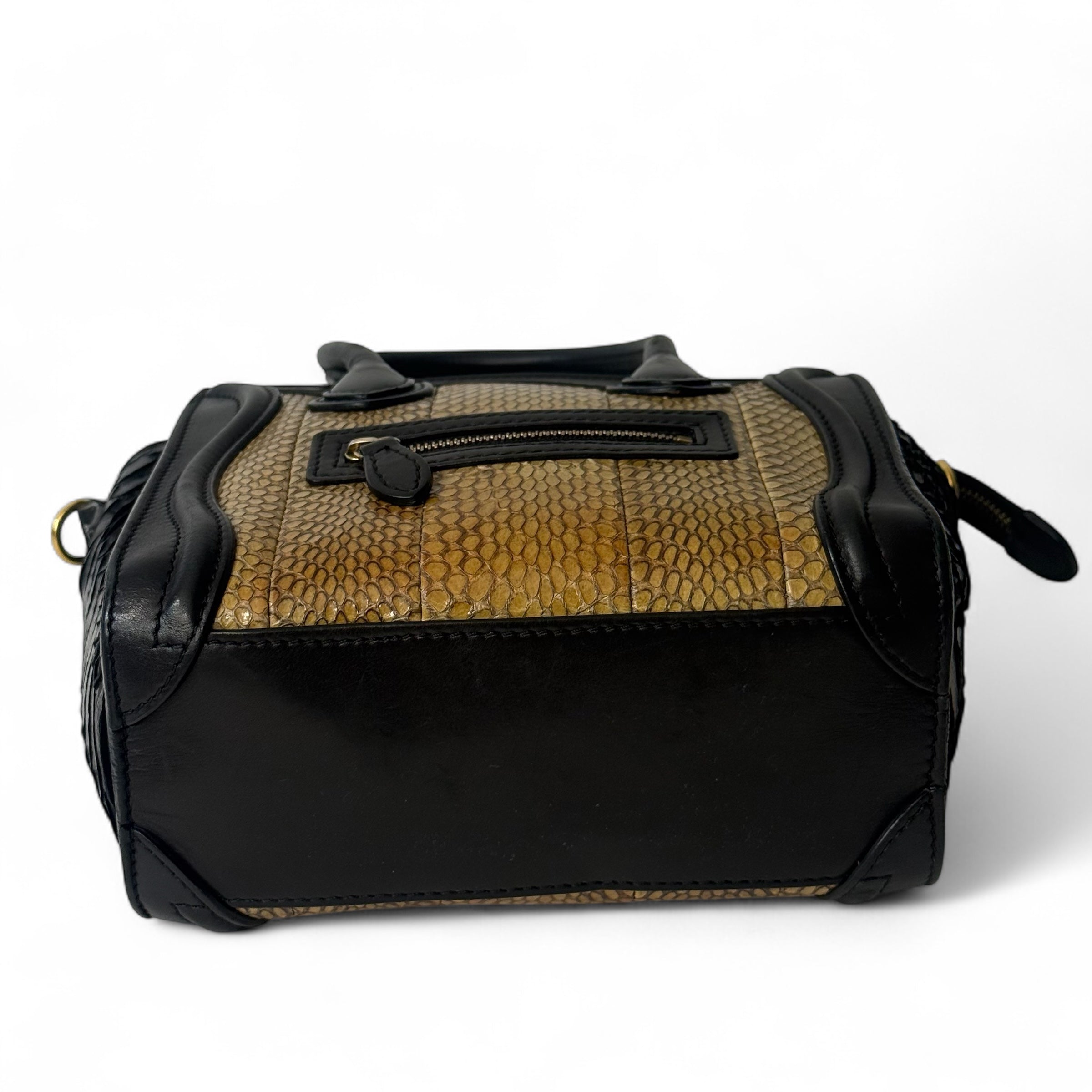 Celine - Sac Luggage Python PM