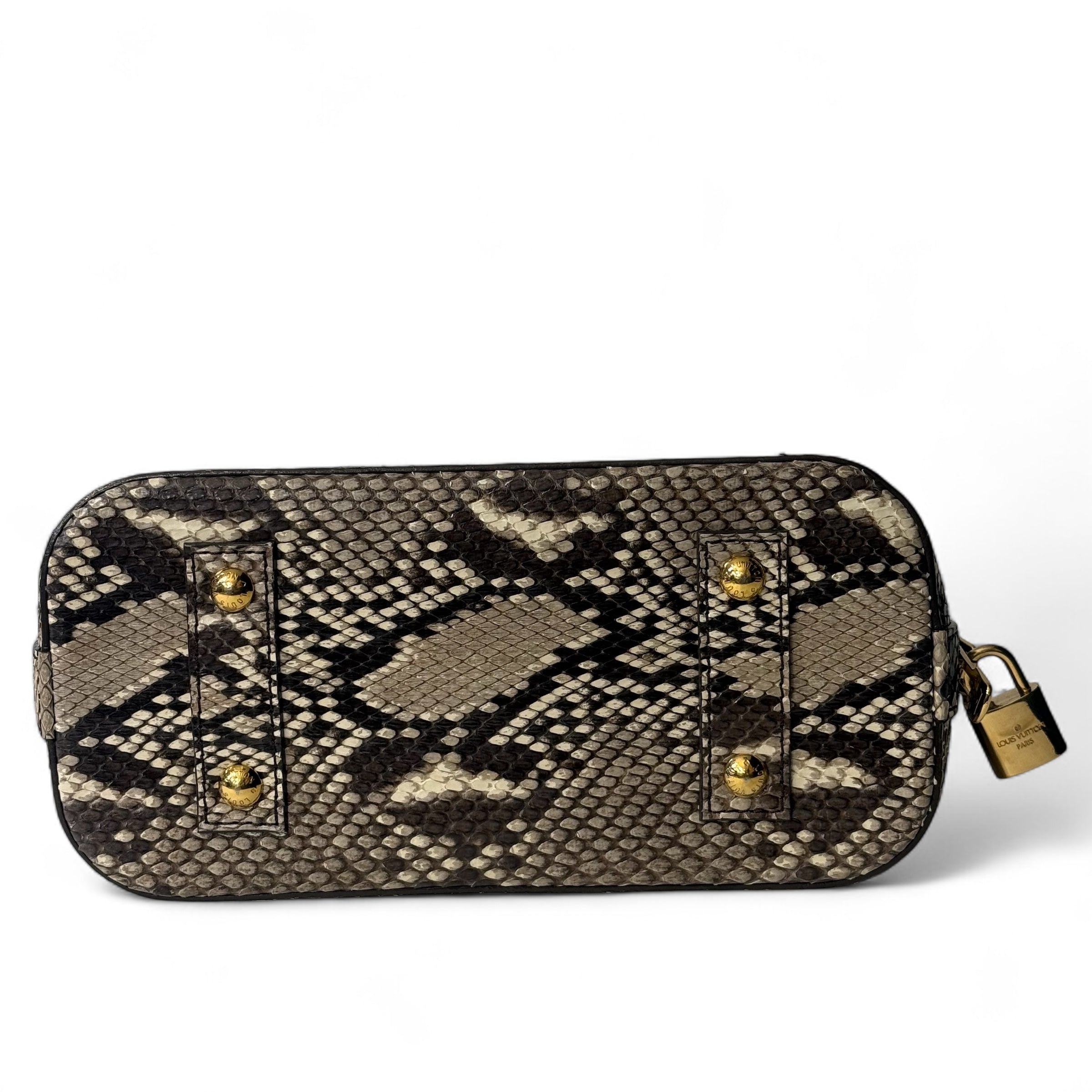 Louis Vuitton - BB Alma Tasche aus Schlangenleder