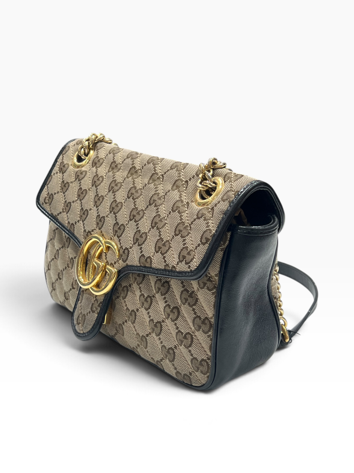 Gucci - Sac Marmont toile GG et cuir