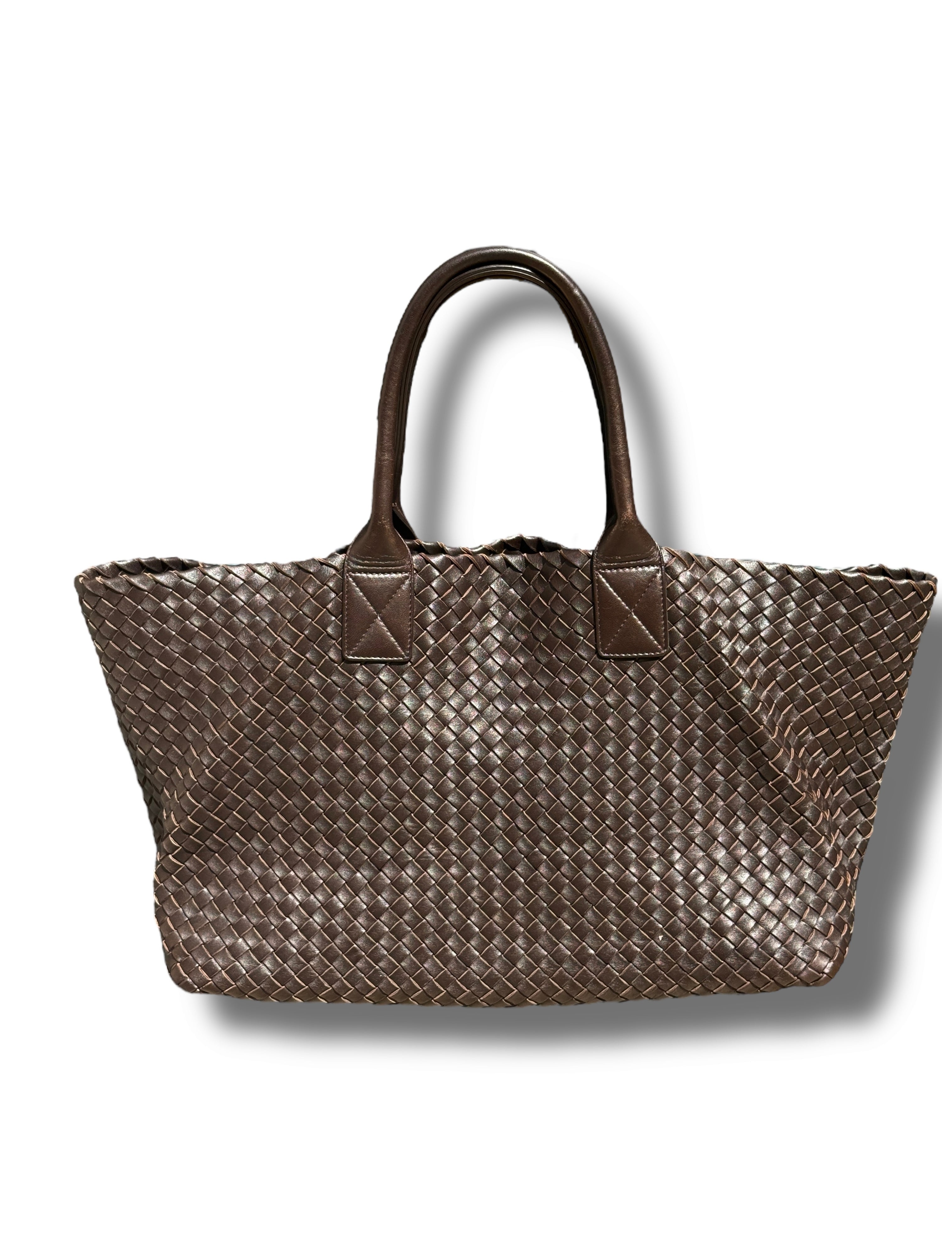 Bottega Veneta - Schokoladenfarbener Tragetaschenbeutel