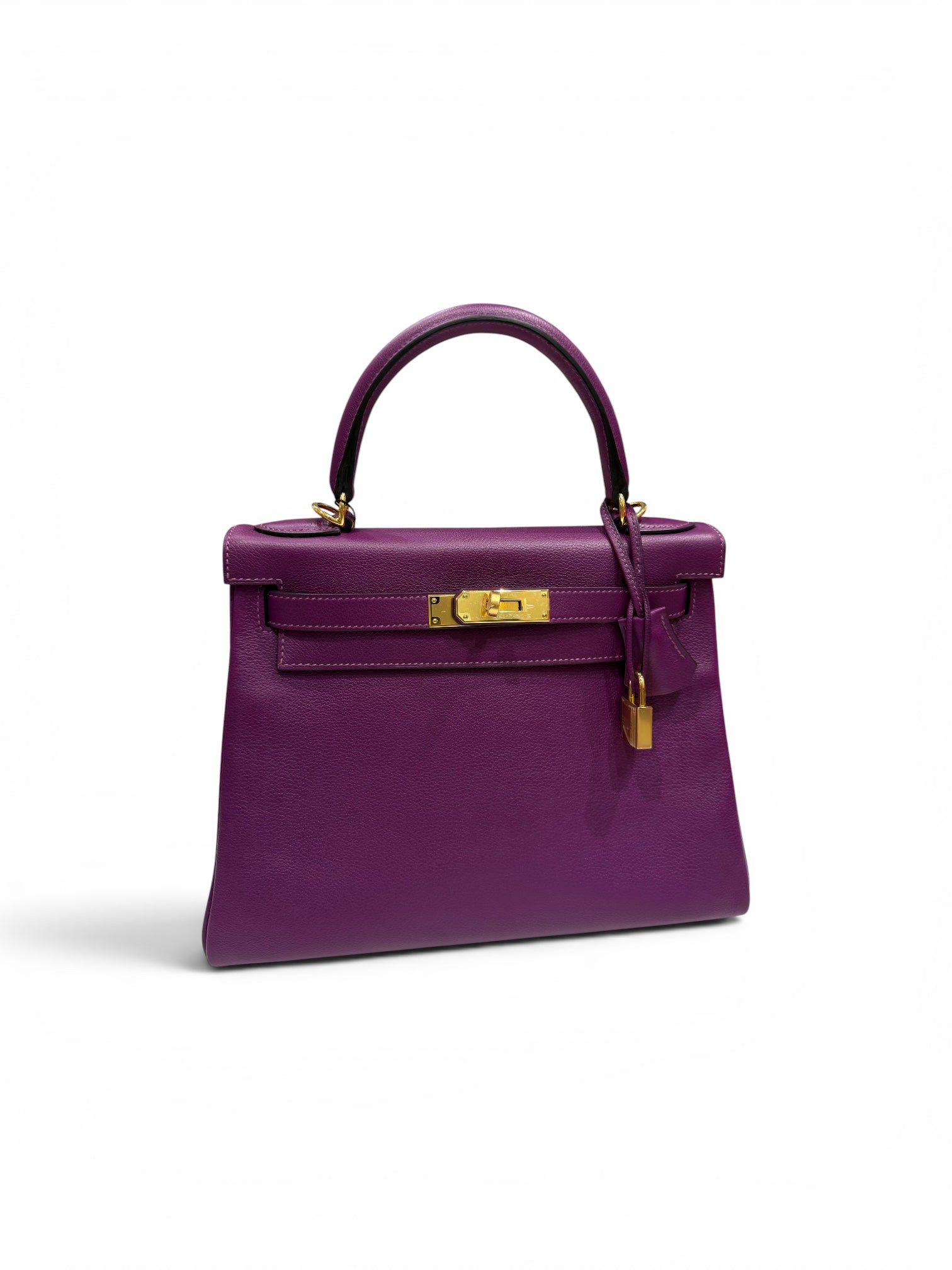 Hermès - Sac Kelly II 28 Evercolor retourné Anémone