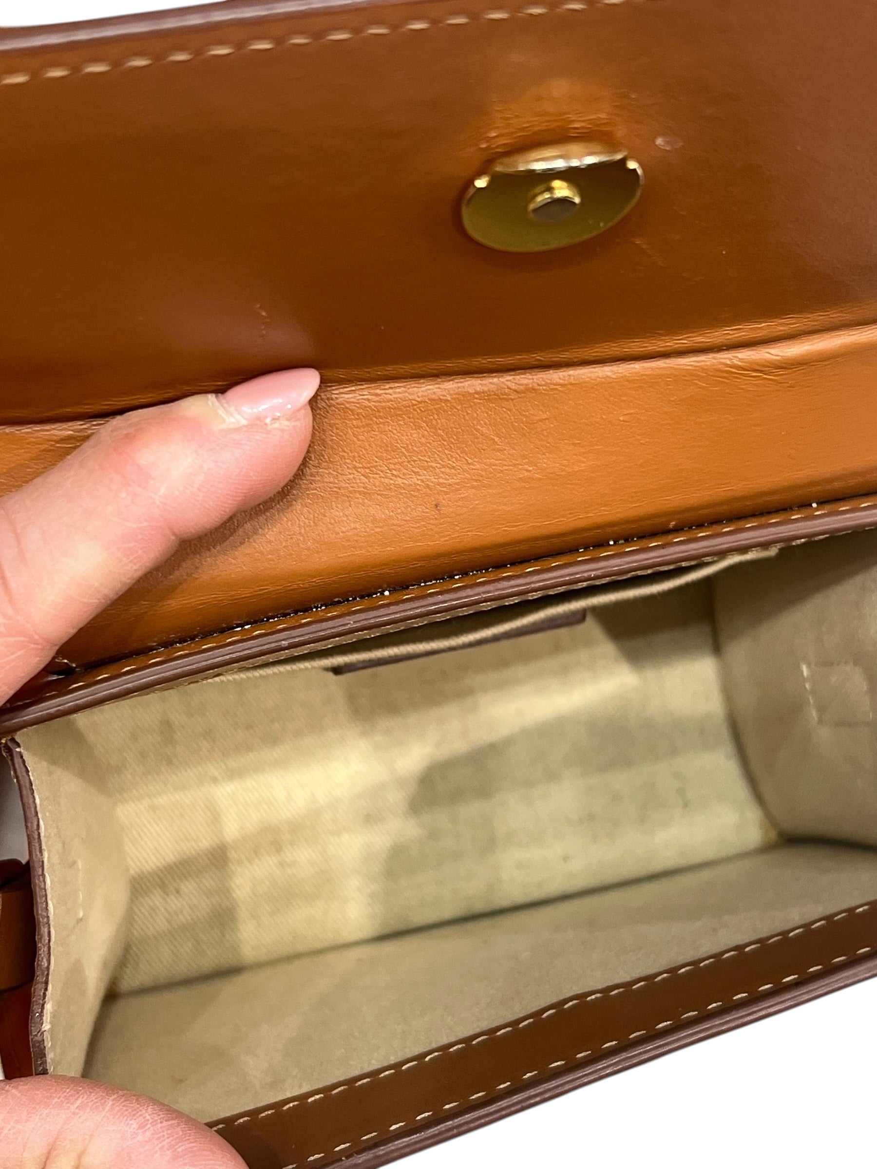 Jacquemus - sac chiquito moyen cuir Gold