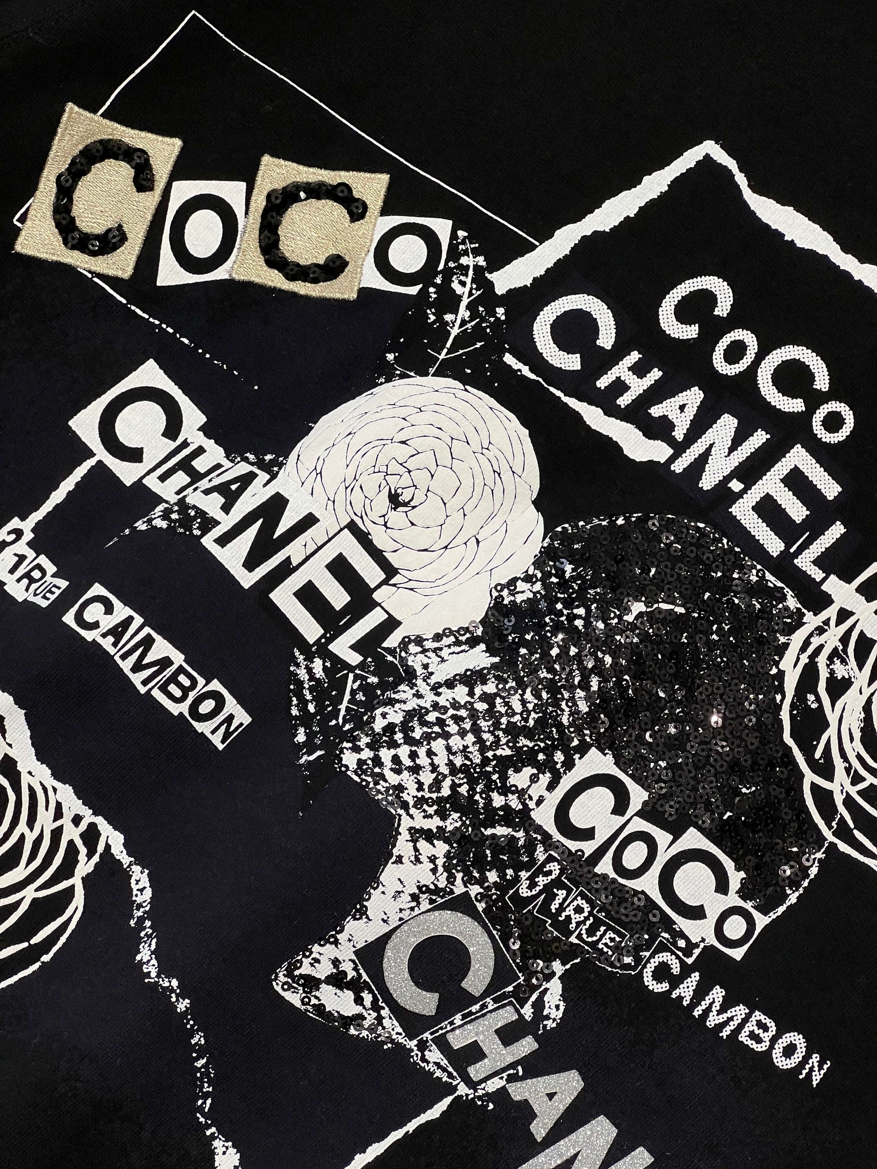 Chanel - Gilet avec sequins T38