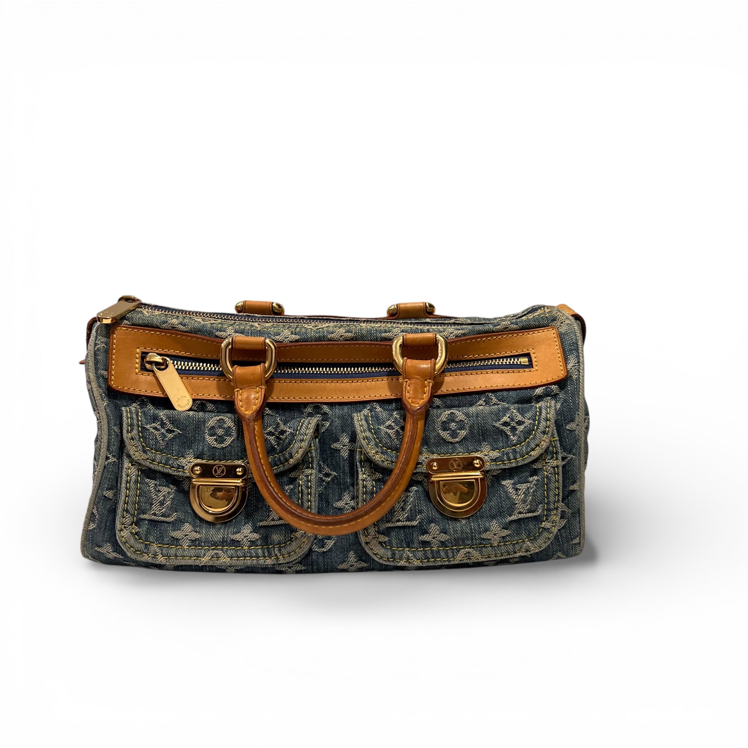 Louis Vuitton - Sac Speedy Denim | Les Folies d’Eugénie