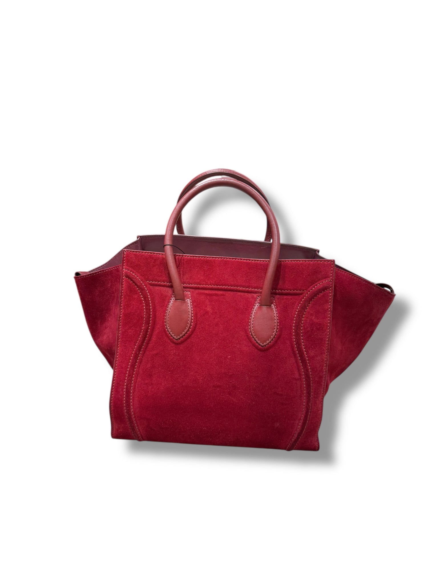 Céline - sac phantom daim bordeaux