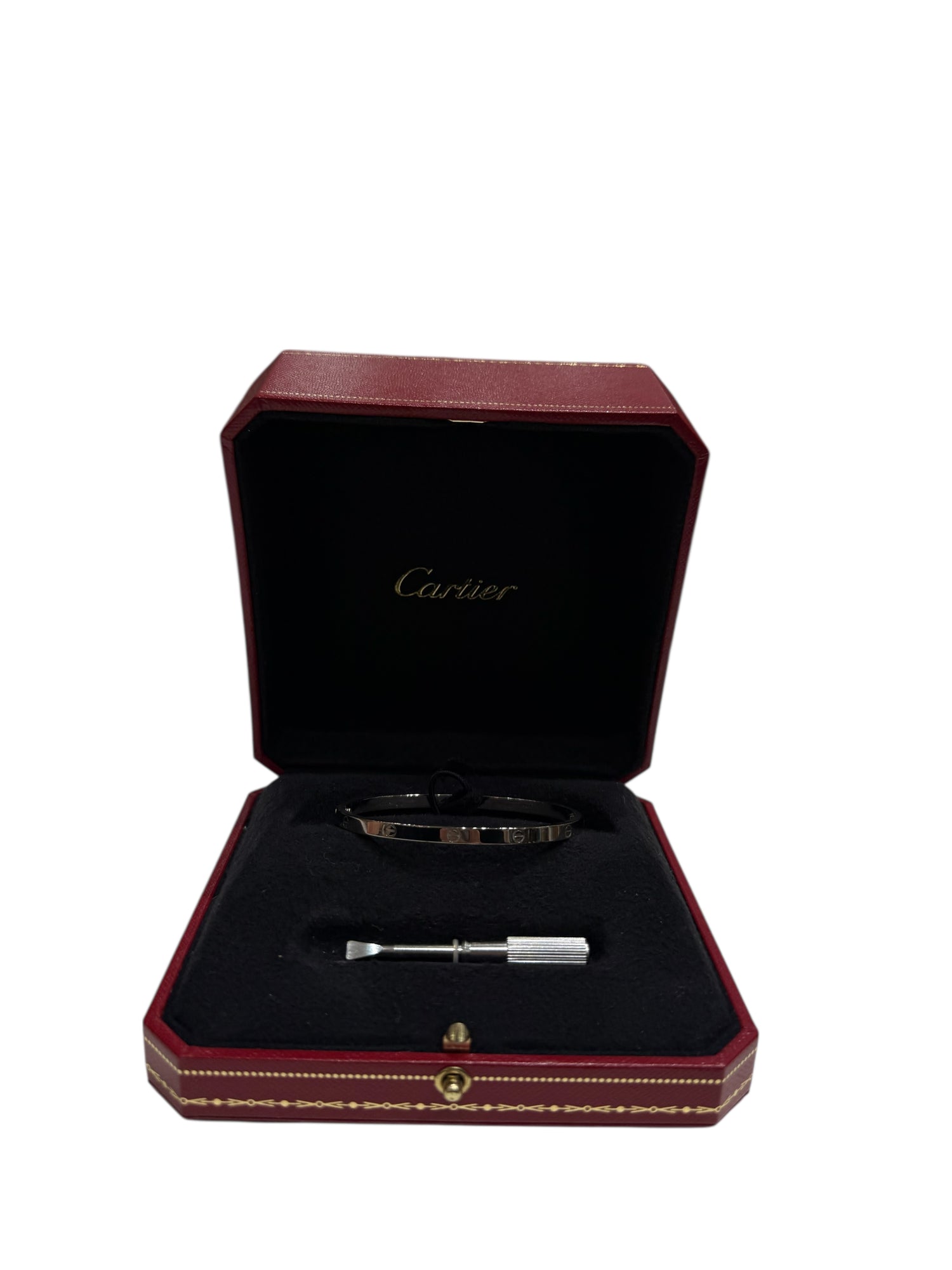 Cartier - Bracelet Love PM or blanc T17