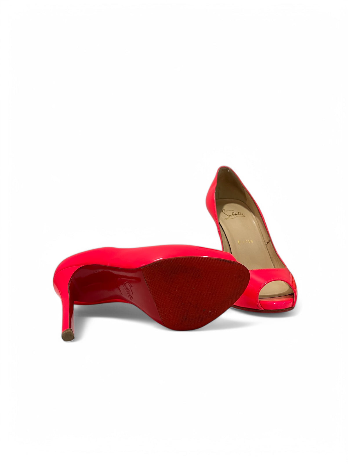 Louboutin - Escarpins Rose Fluo