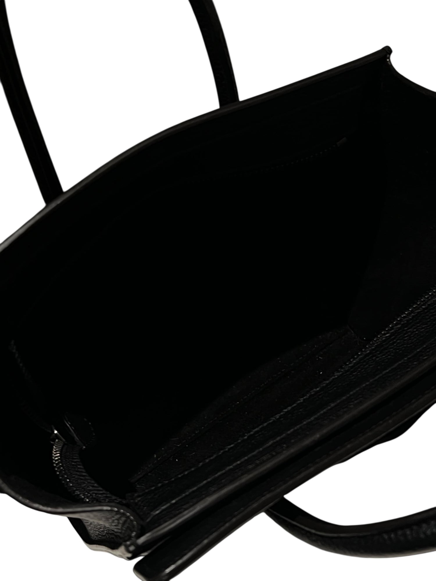Celine - sac luggage cuir noir PM