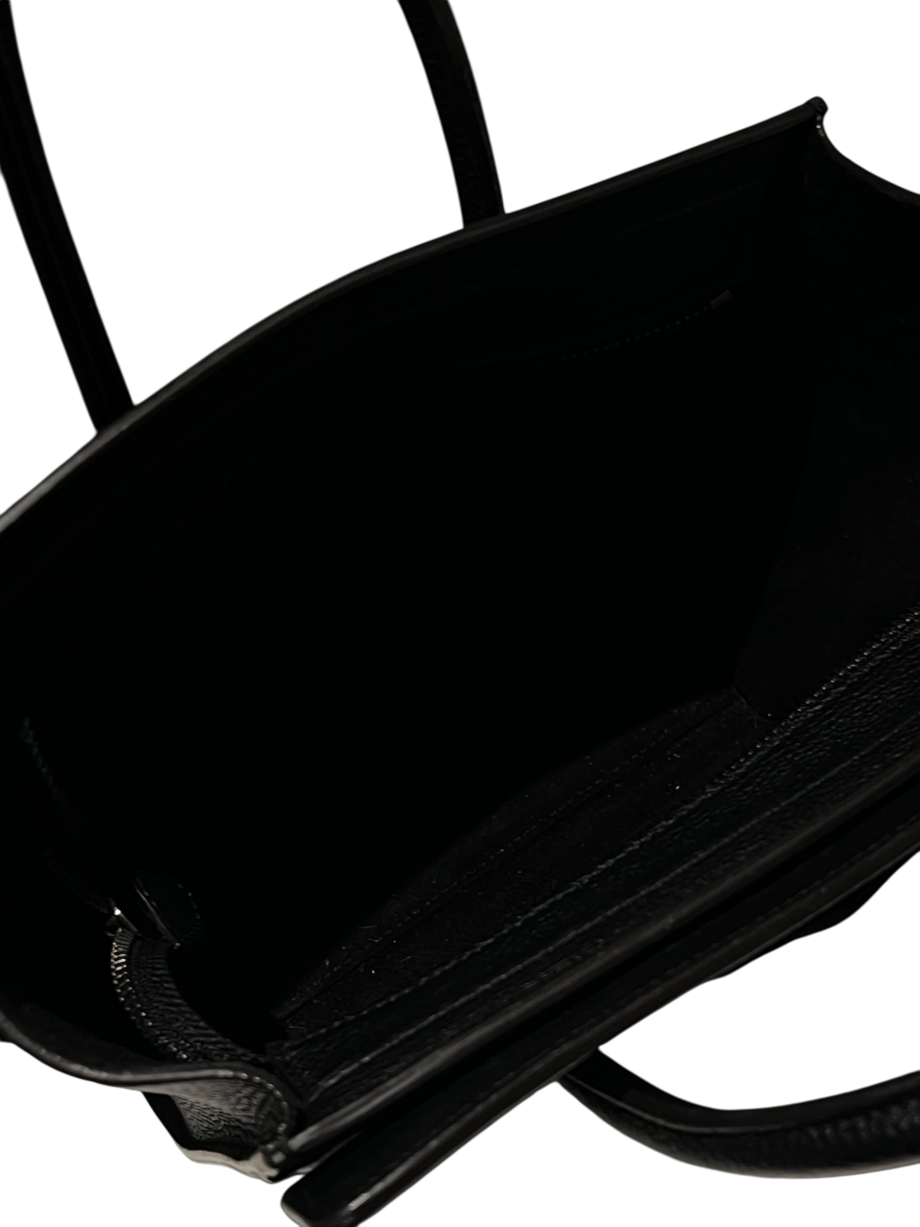Celine - sac luggage cuir noir PM