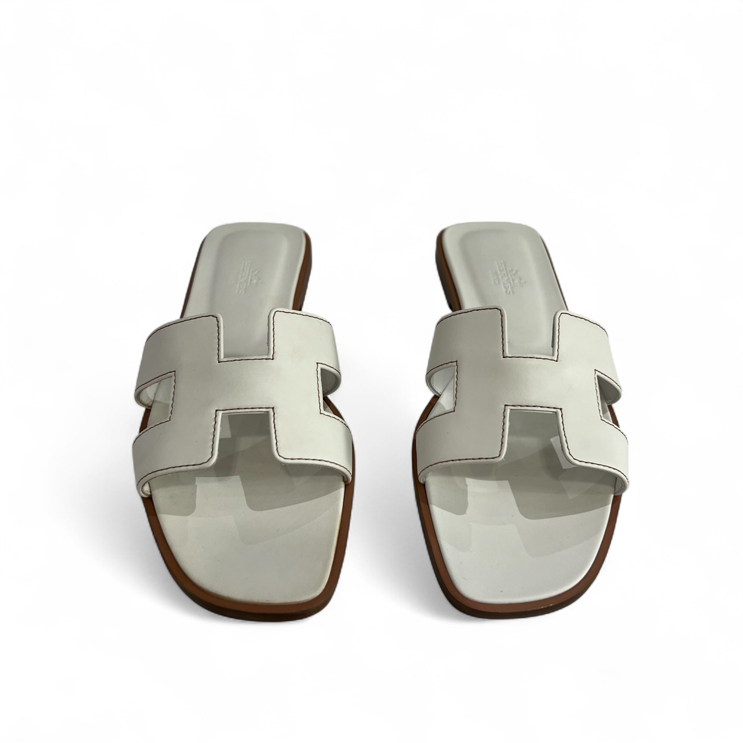 Hermès - Sandales Oran t.38 1/2