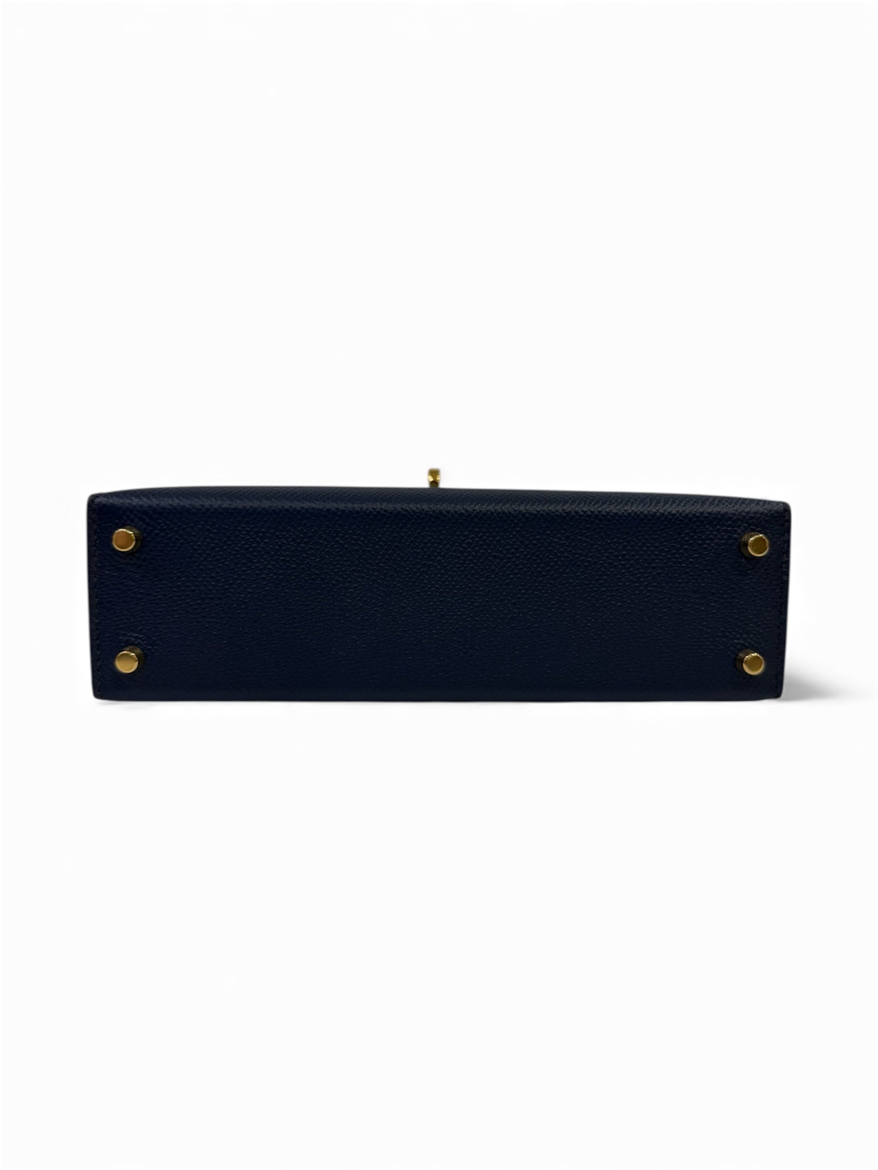 Hermès - Kelly II Satteltasche Mini Blau Marine
