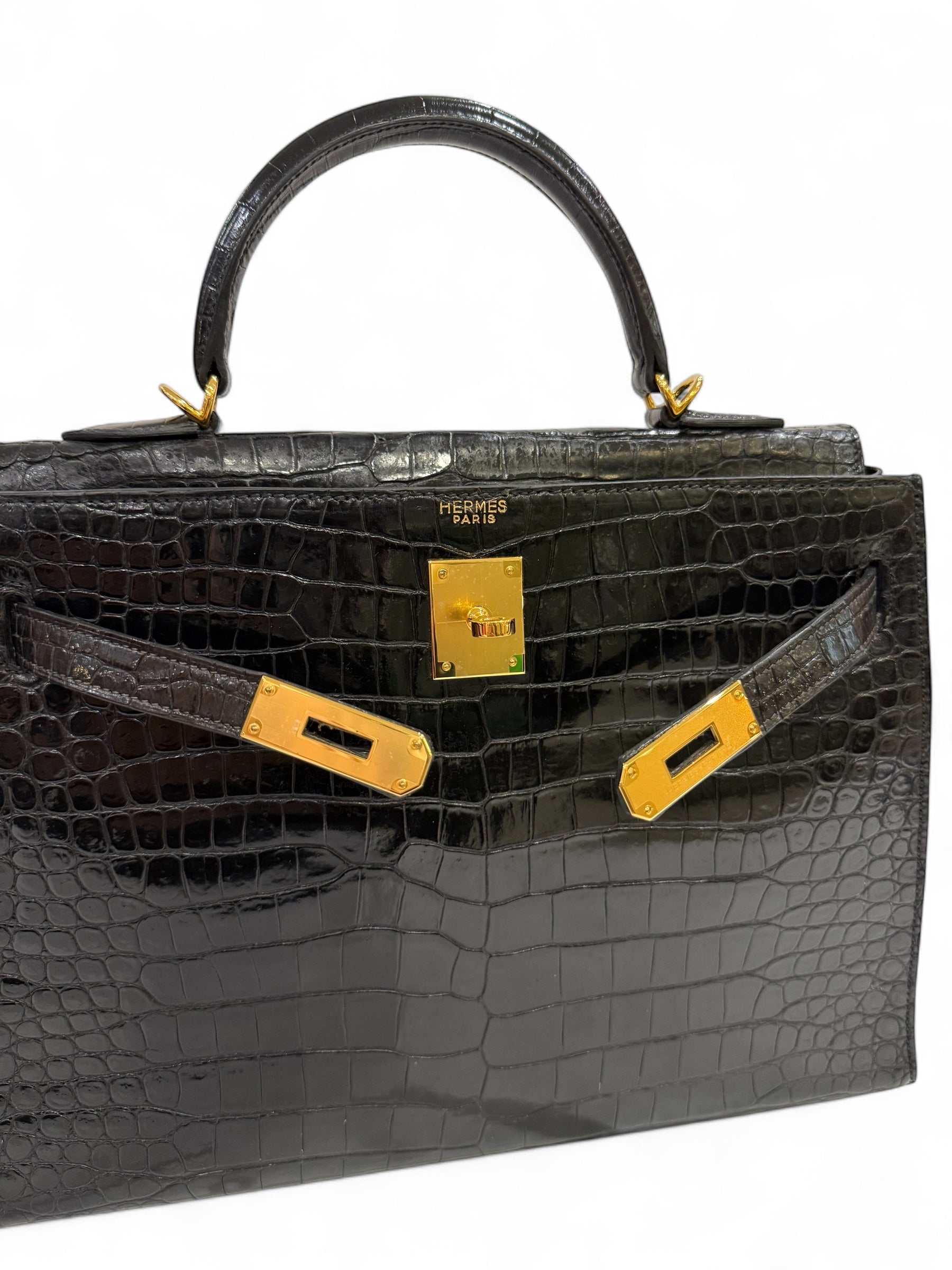 Hermès - Sac Kelly 32 crocodile