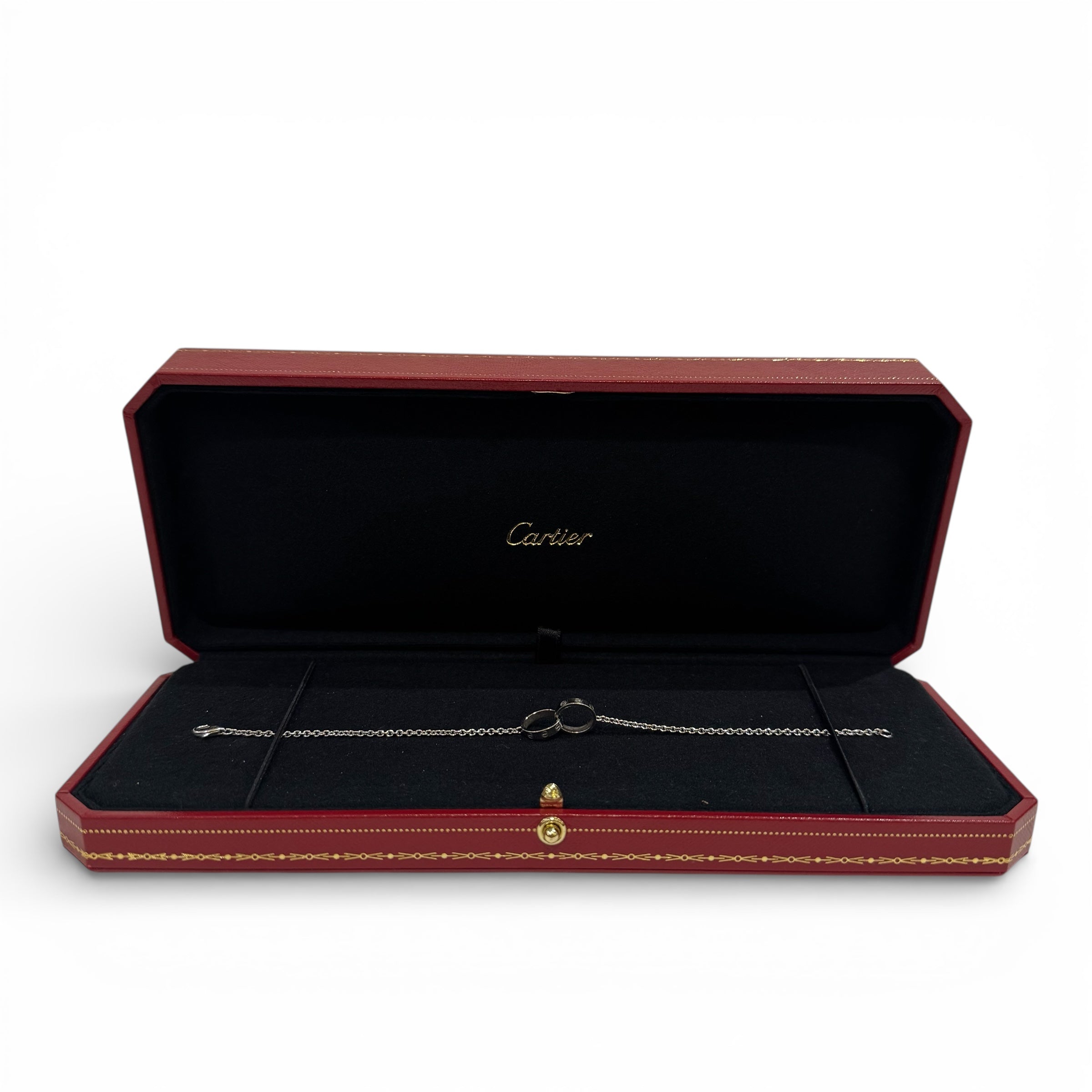 Cartier - Bracelet Love entrelacé Or gris