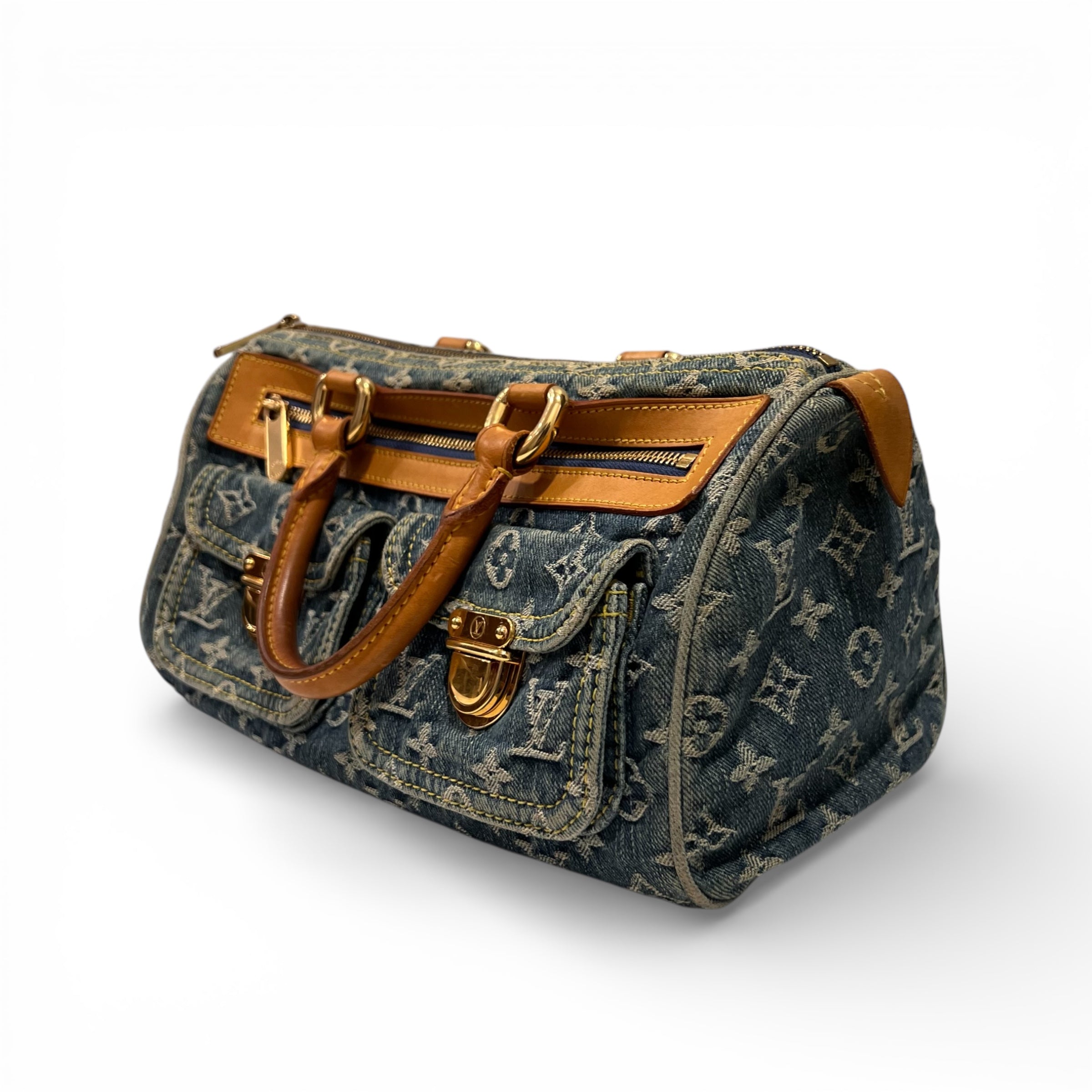 Louis Vuitton - Sac Speedy Denim | Les Folies d’Eugénie