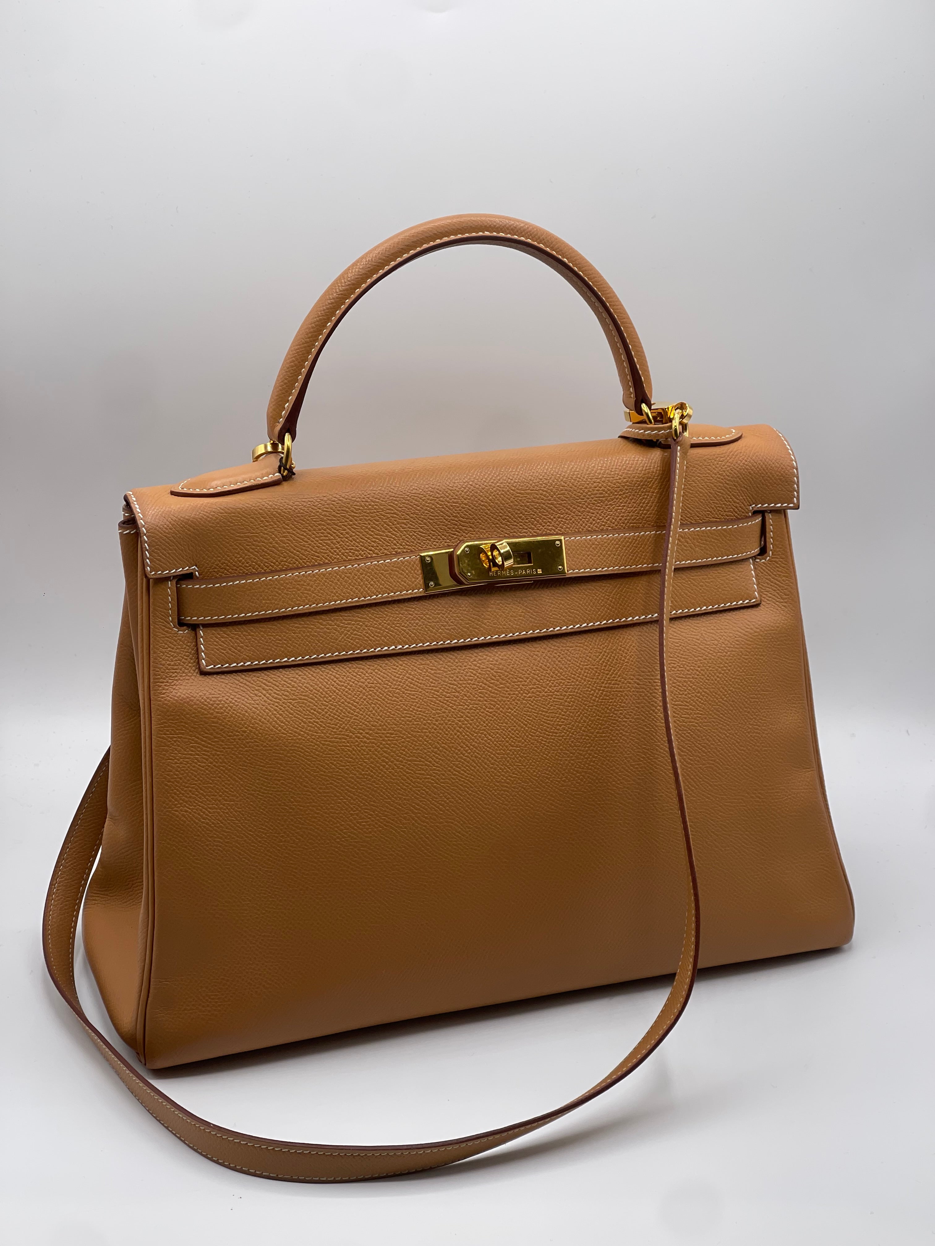 Hermès - Sac Kelly 32 naturel