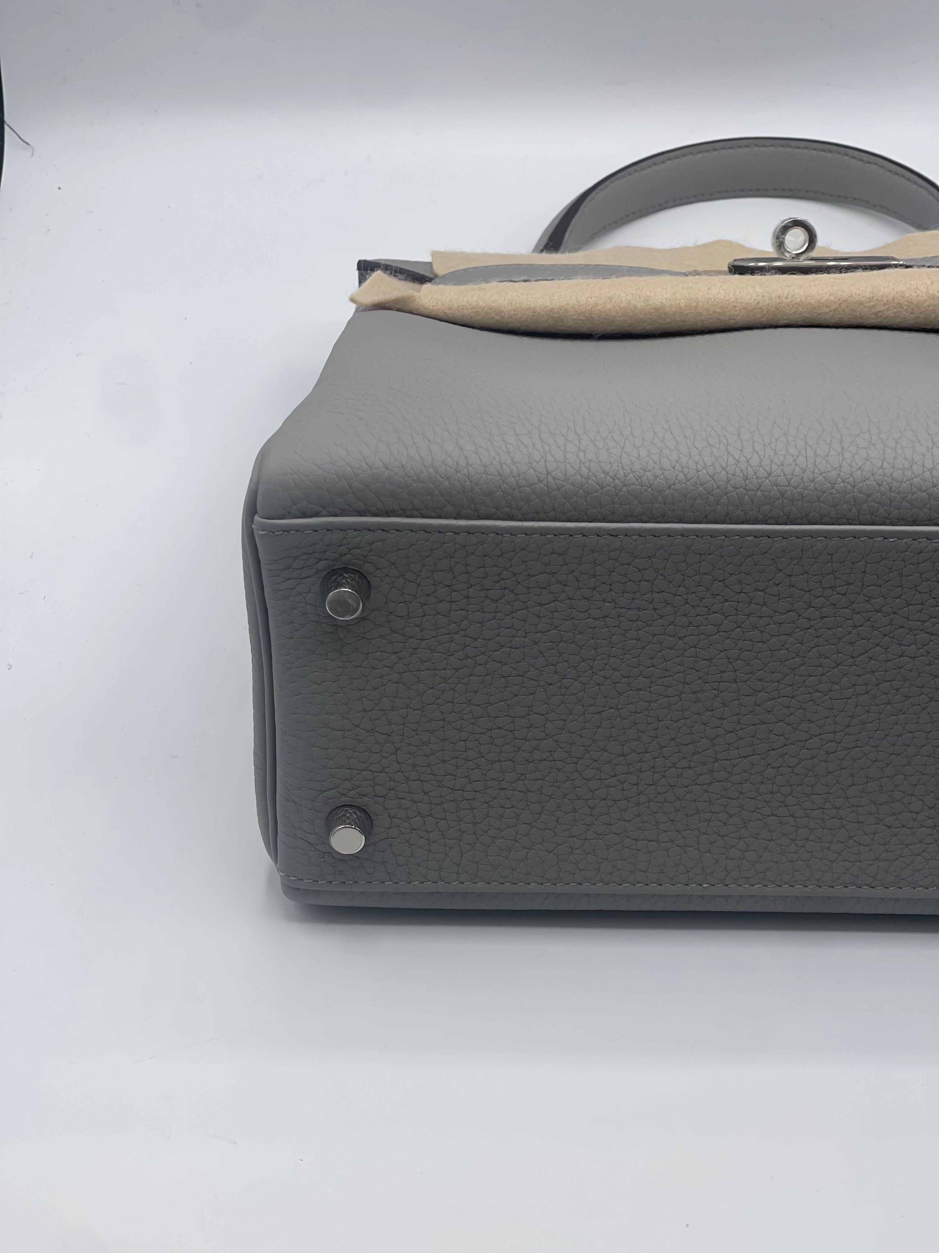 Hermès - Borsa Kelly 28 Grigio Gabbiano