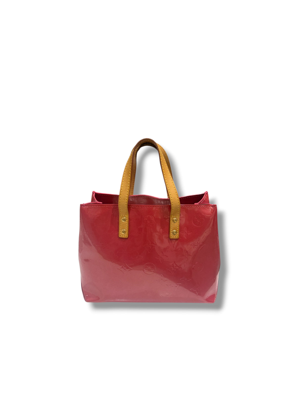 Louis Vuitton - Sac Reade cuir Monogram verni Rose PM