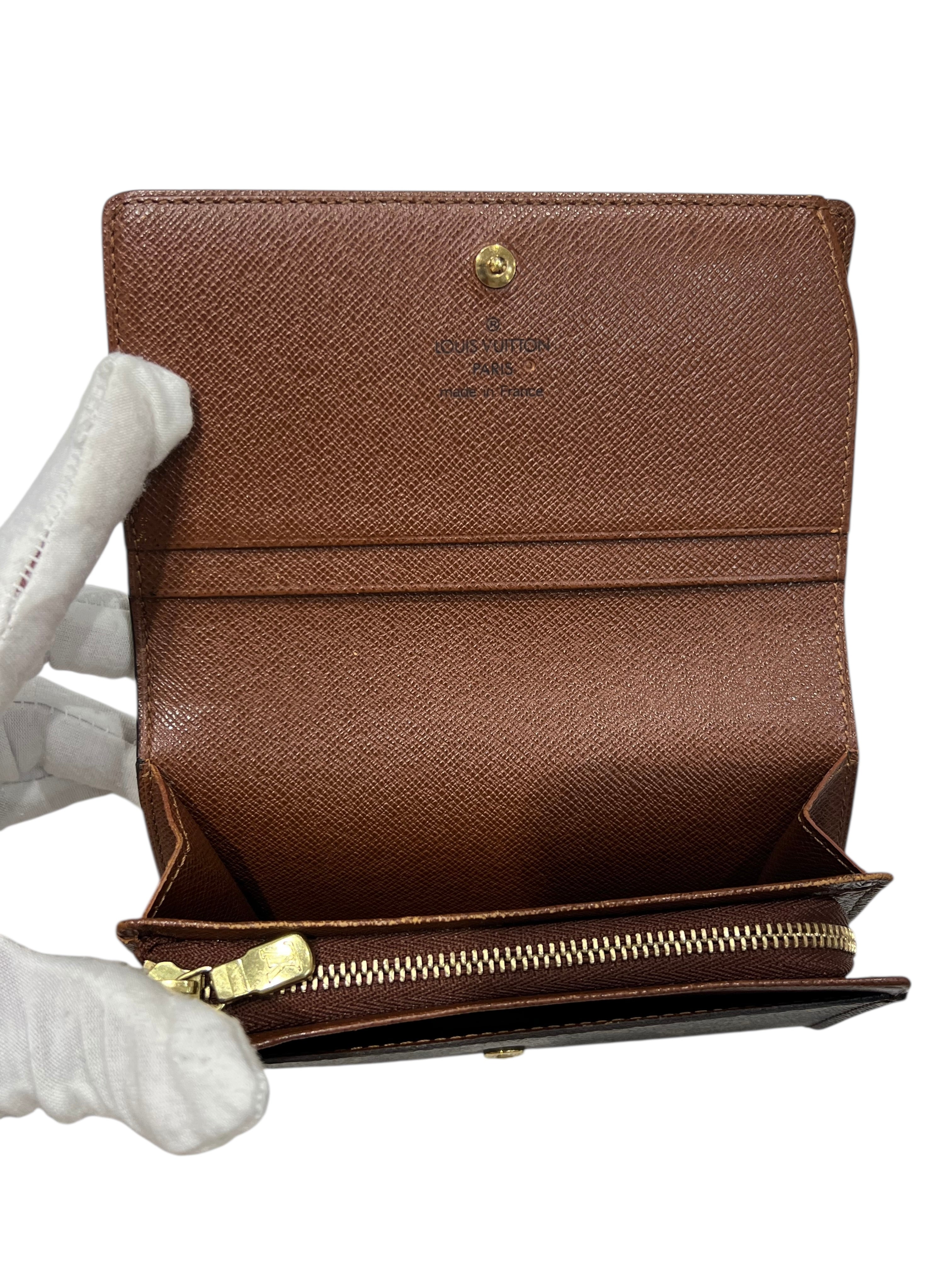 Louis Vuitton - portefeuille Alexandra toile monogramme