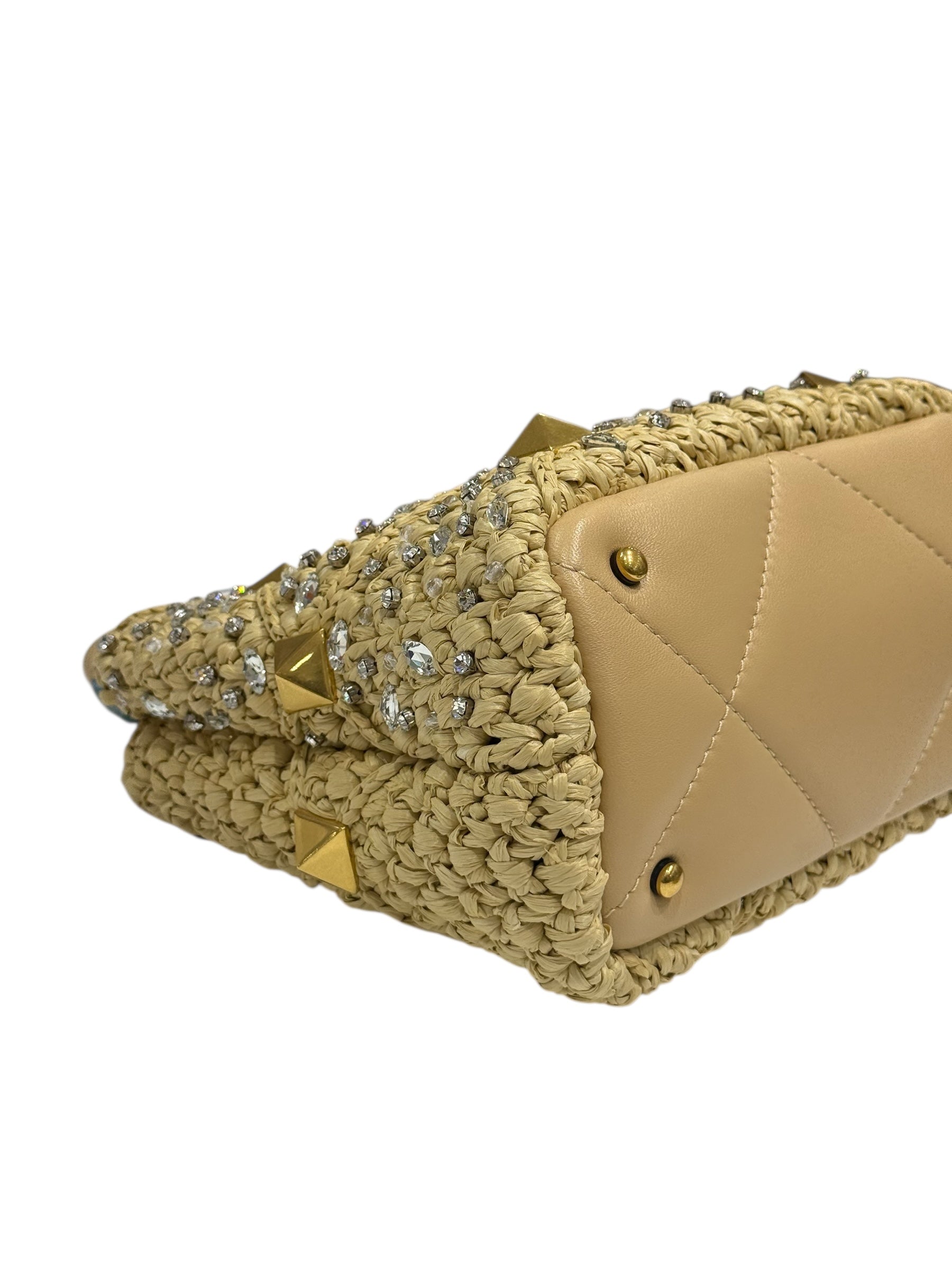 Valentino - Sac Roman Stud Small Crystal Top-Handle