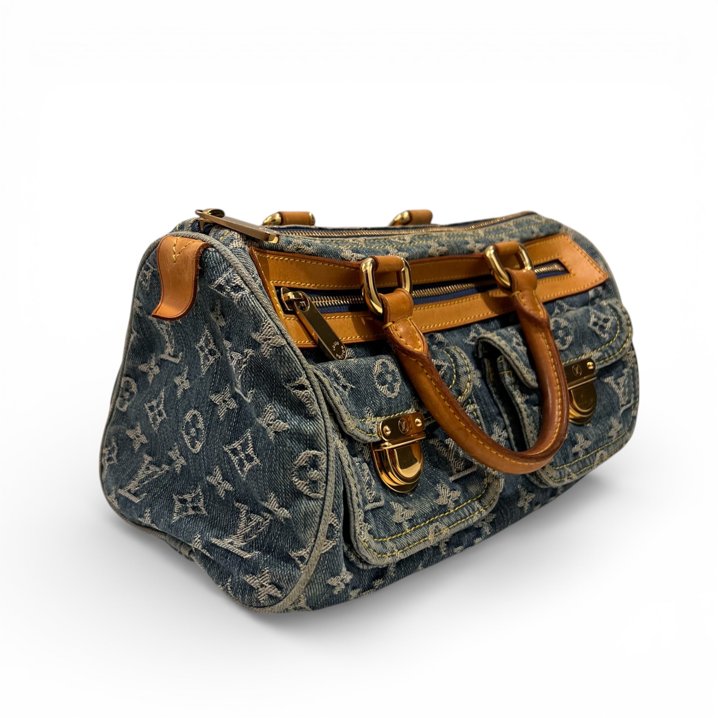 Louis Vuitton - Sac Speedy Denim | Les Folies d’Eugénie