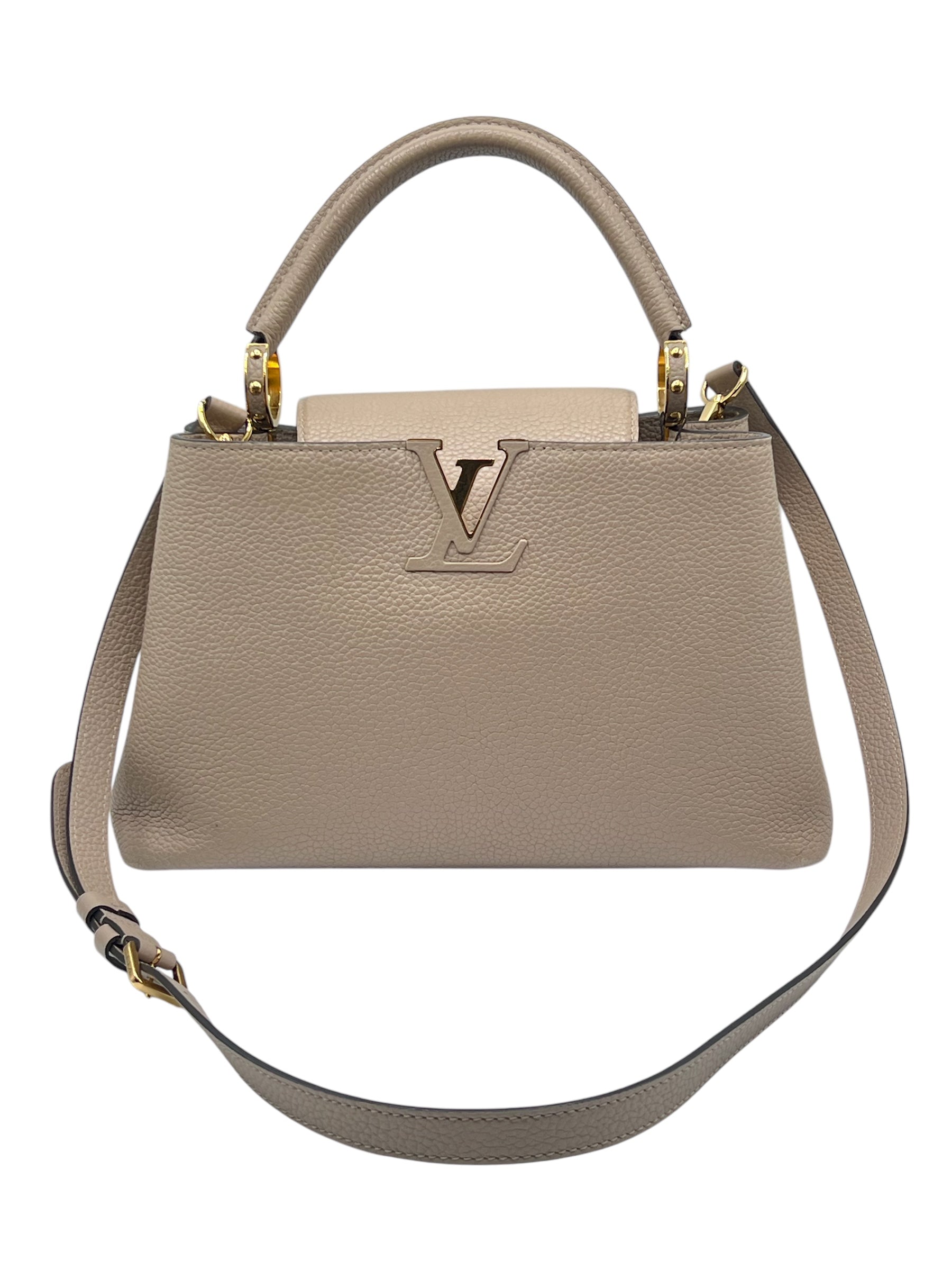 Louis Vuitton - Sac Capucines MM galet