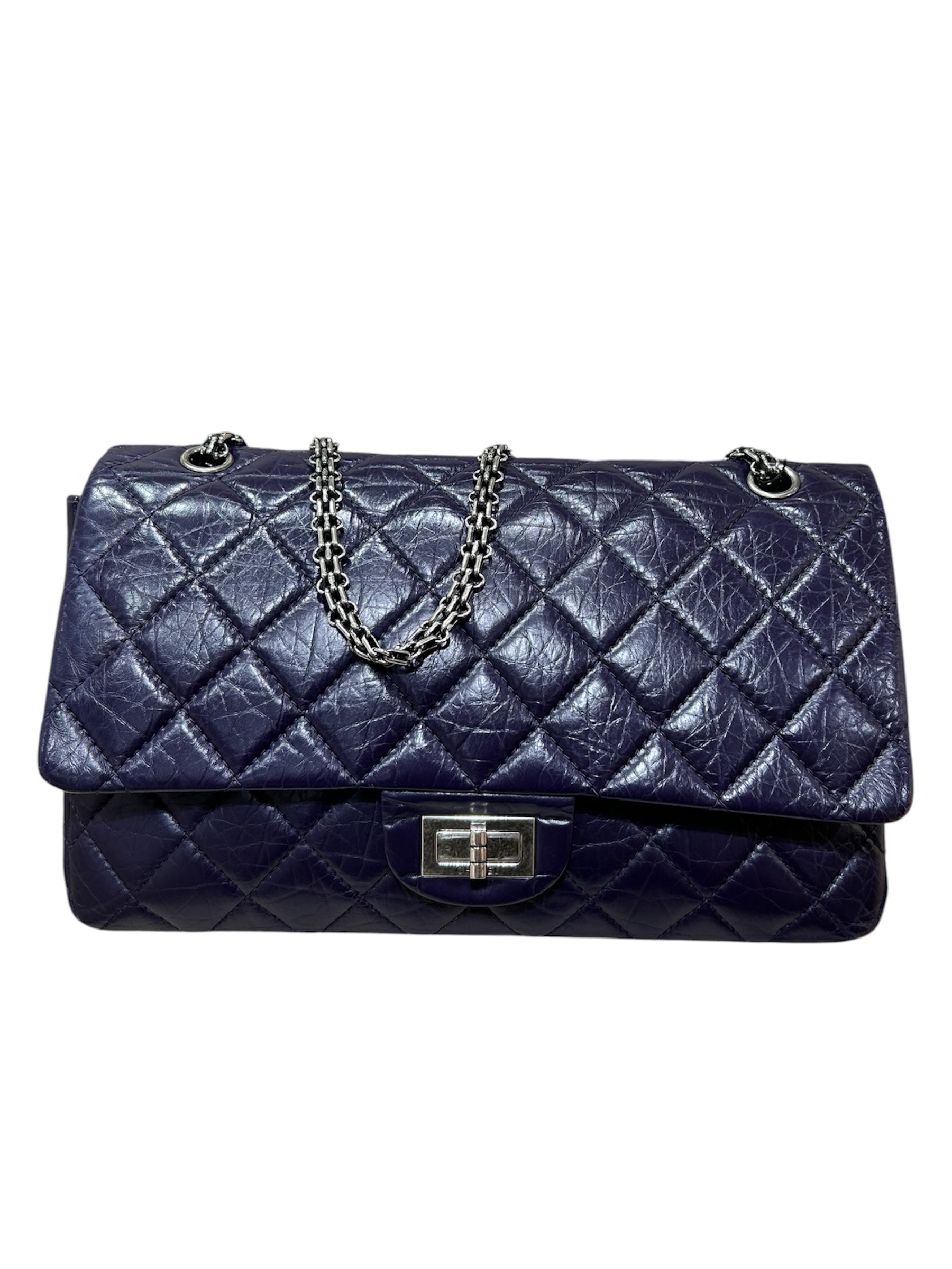 Chanel - Sac 2.55 Maxi violet