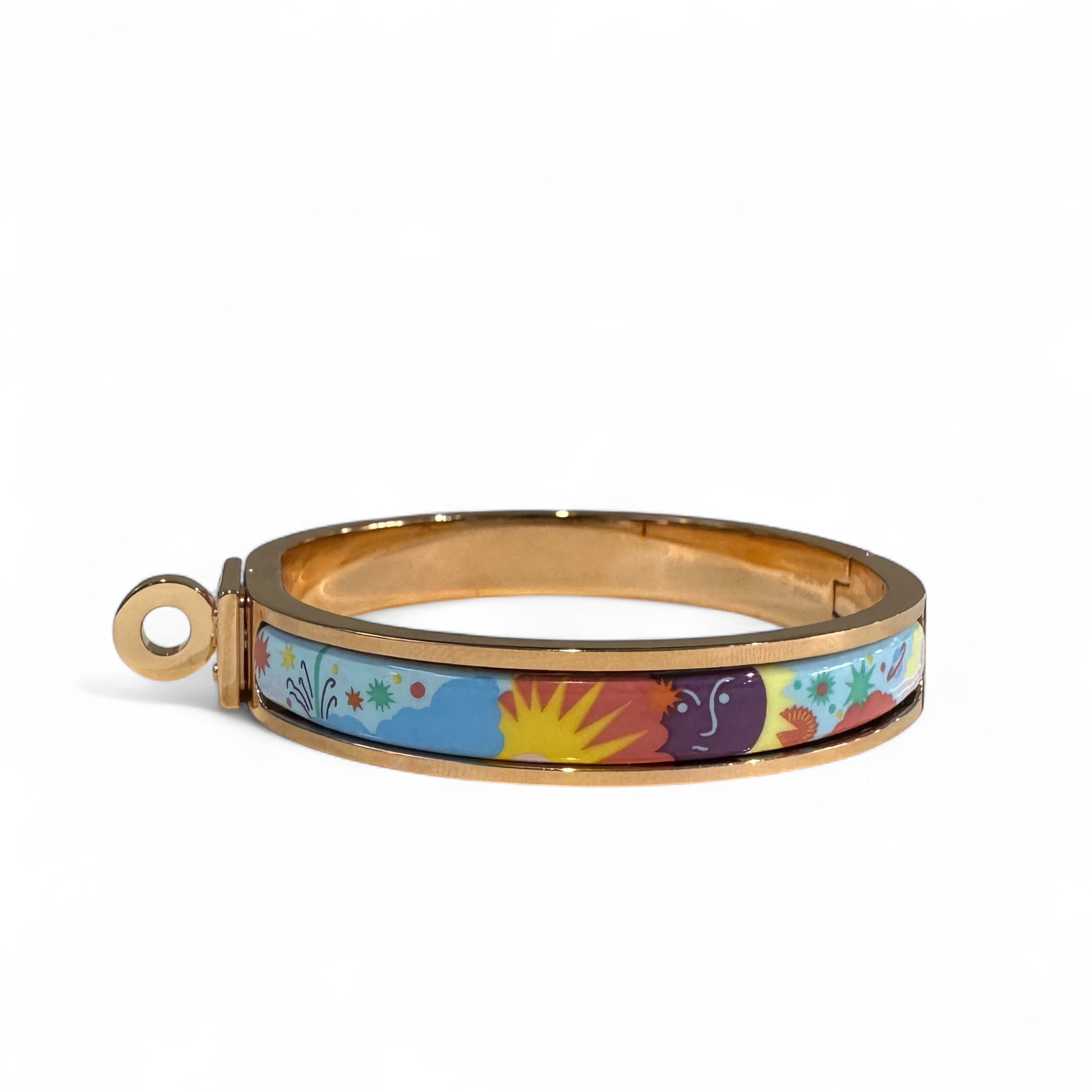 Hermès - Bracelet Mini Clic Kelly Au Royaume d’Hélios PM